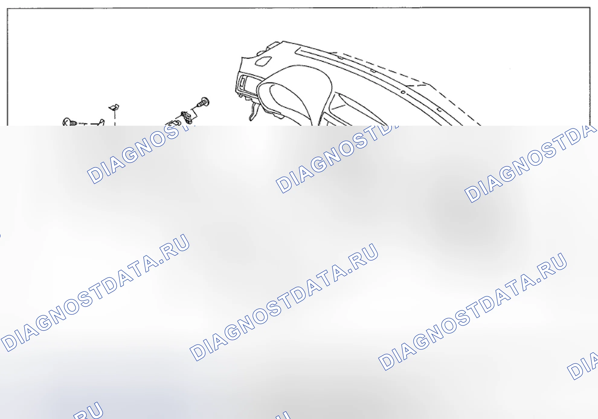 Рис. 21: ПРИБОРНАЯ ПАНЕЛЬ. Subaru Impreza WRX GE рестайлинг