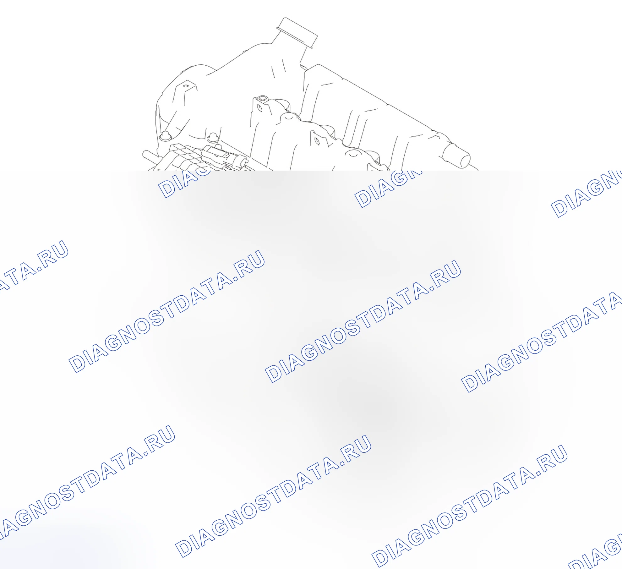 Схема расположения стартера — Great Wall Wingle-5. Great-Wall Wingle 5 I