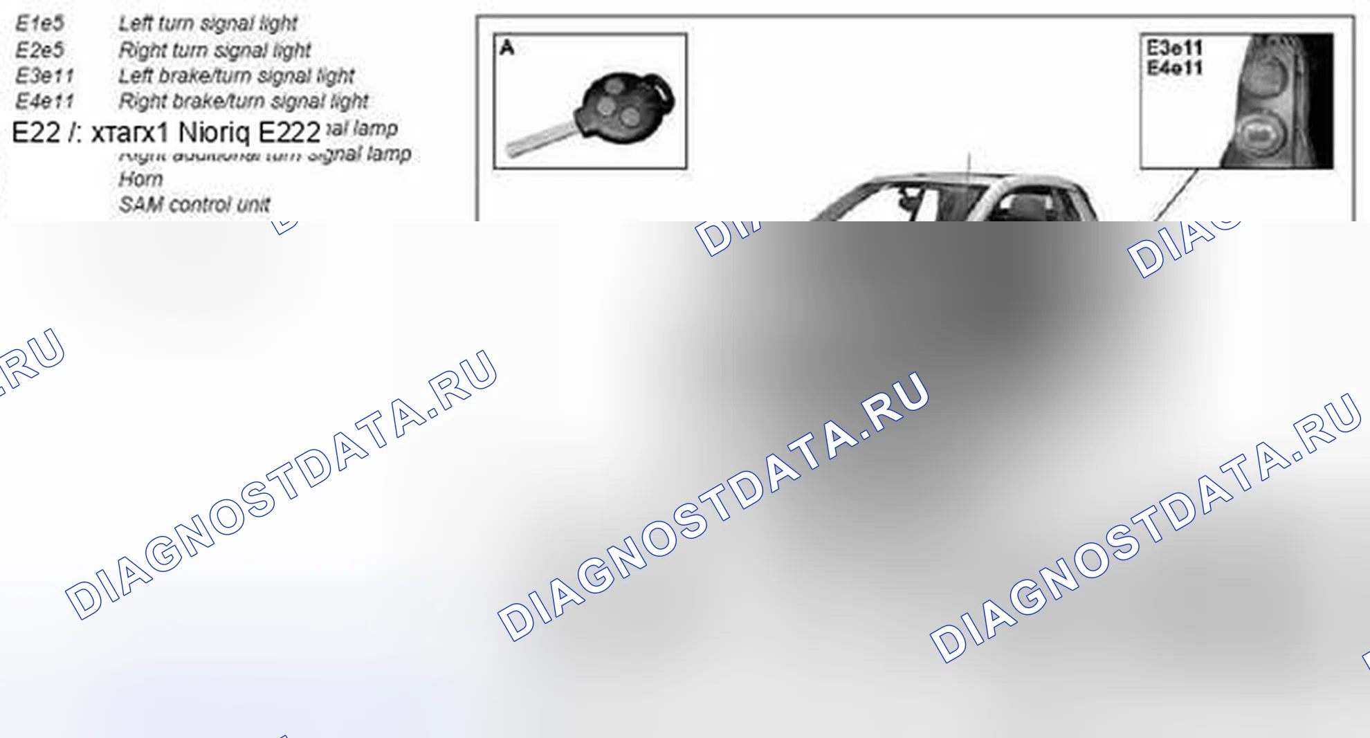 Рис. 25: Аварийная сигнализация, расположение компонентов - GF82.25-xtegx1-01MCU P-0012. Kia Soul I