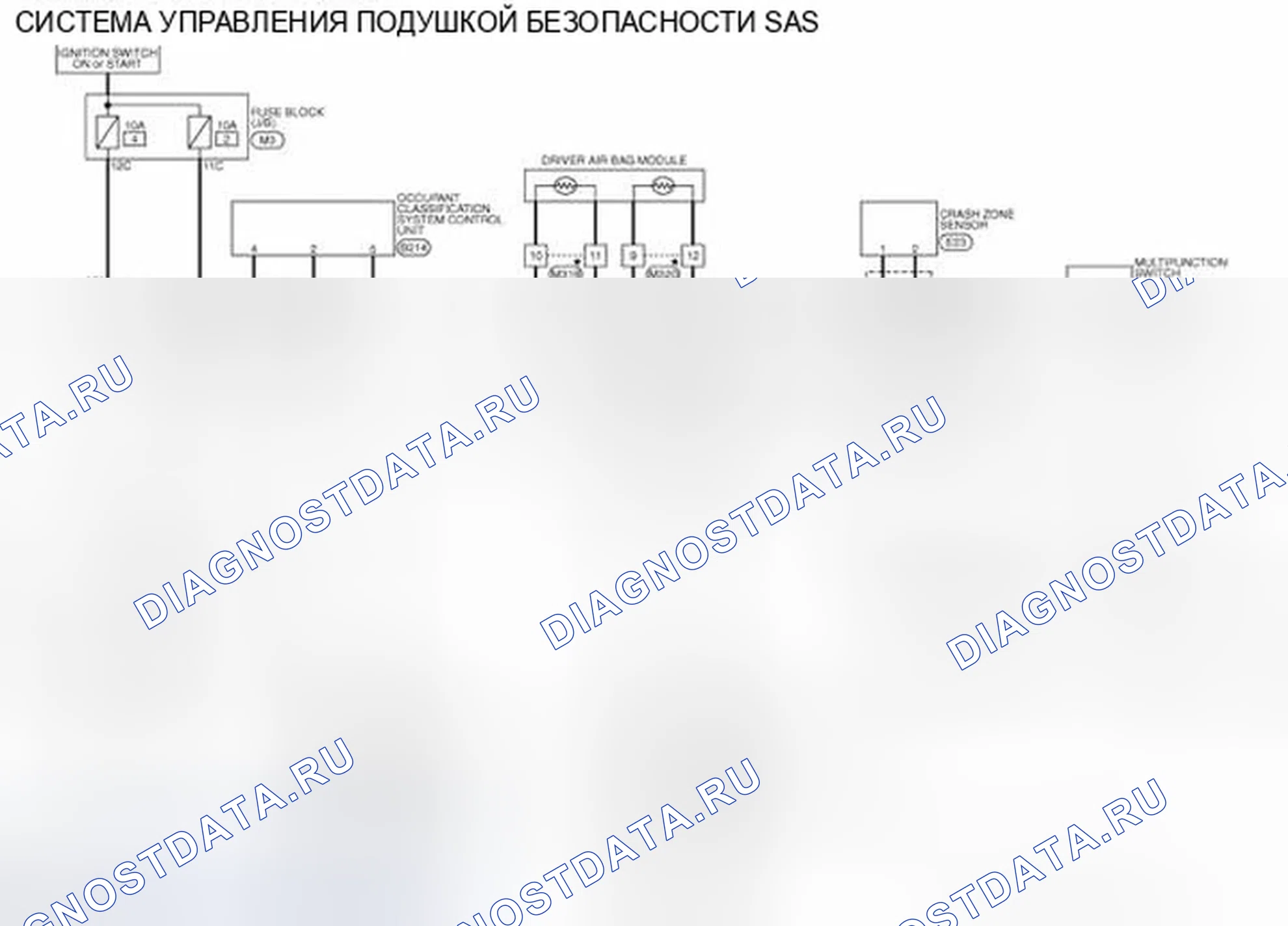 Рис. 2: электросхема. Infiniti M37 IV
