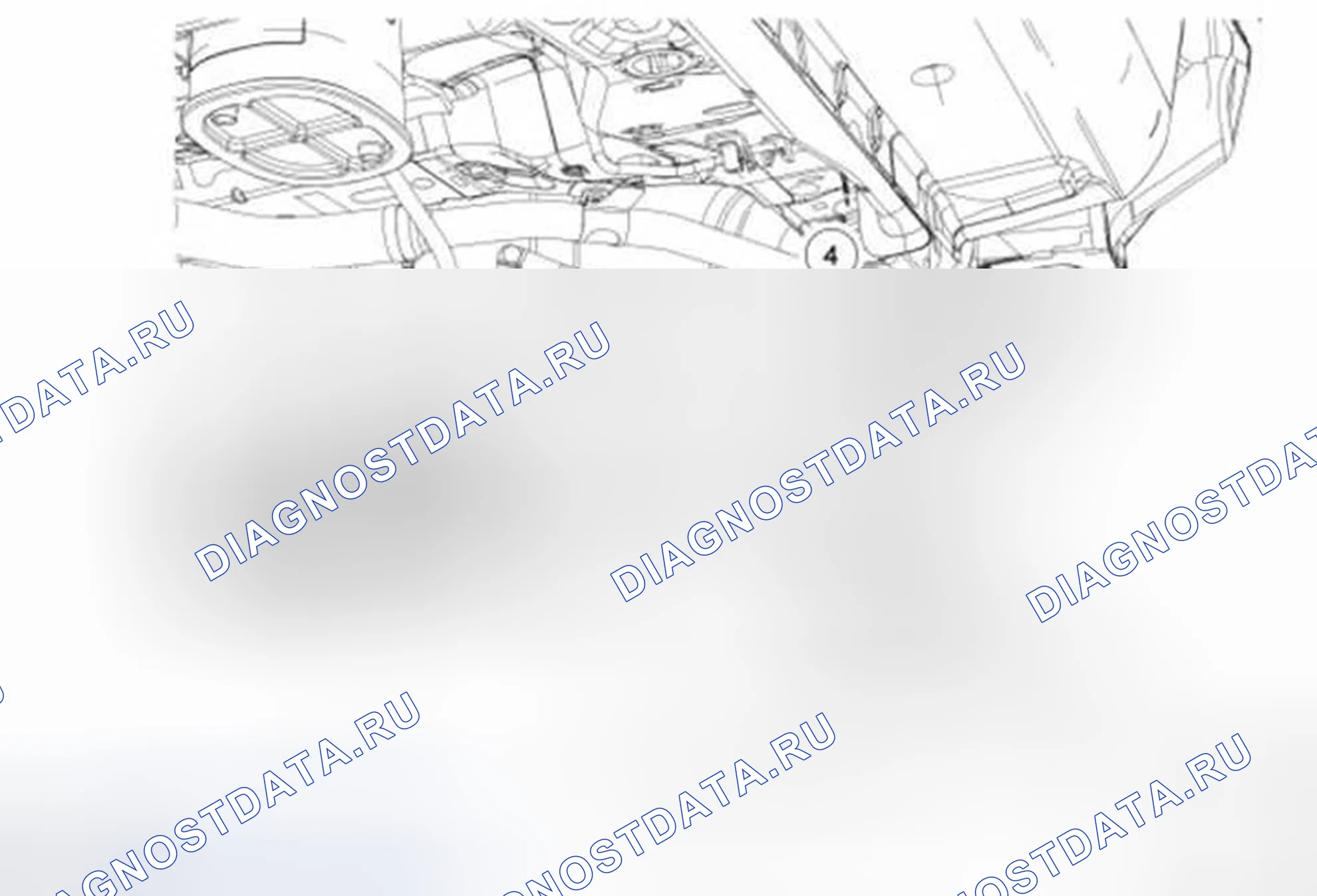 Рис. 8: Естественный вакуумный модуль обнаружения утечек. Ford Fiesta Mk6