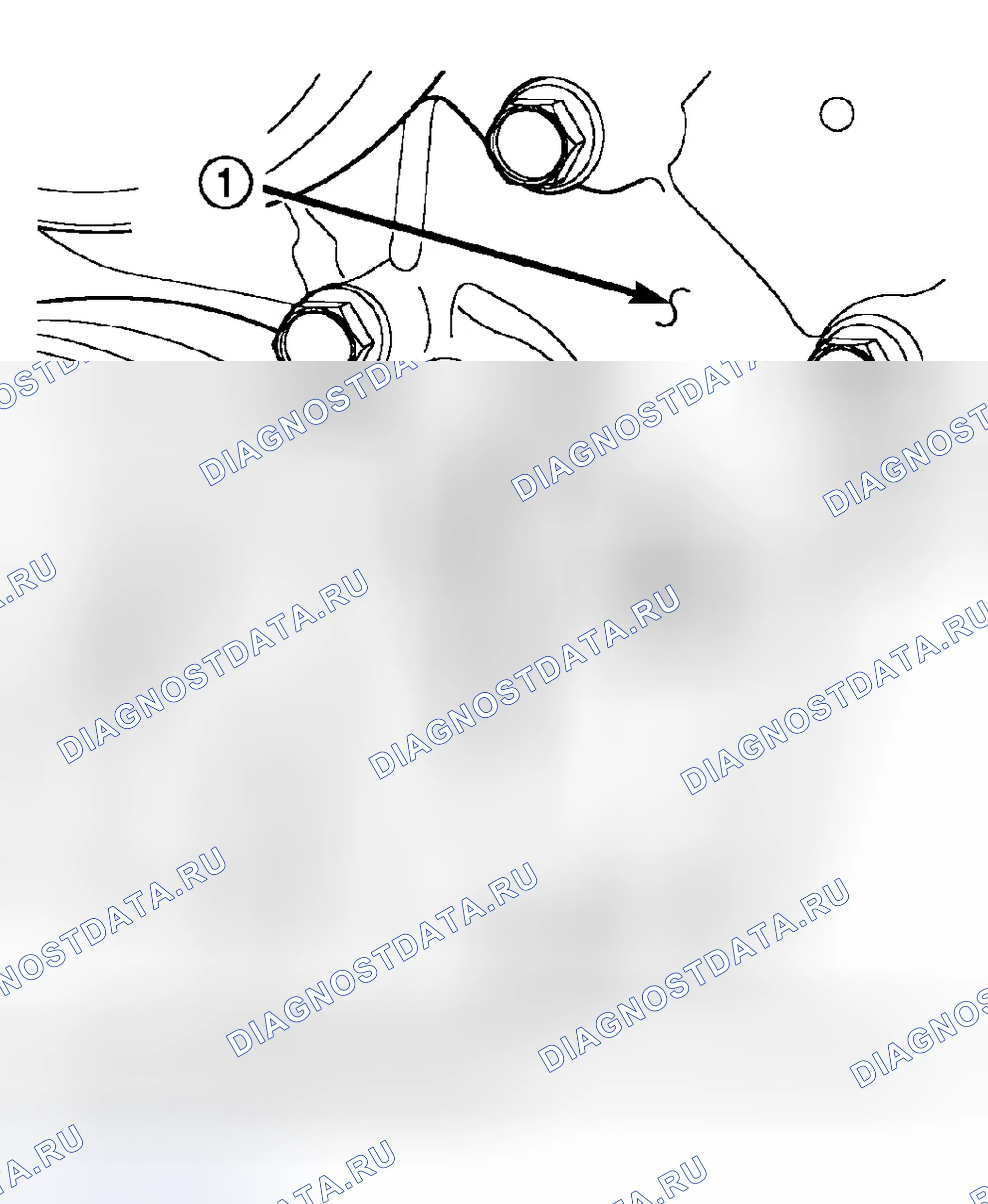 Рис. 387: ЛЕВАЯ ГОЛОВКА ЦИЛИНДРА. Dodge Pickup R1500 