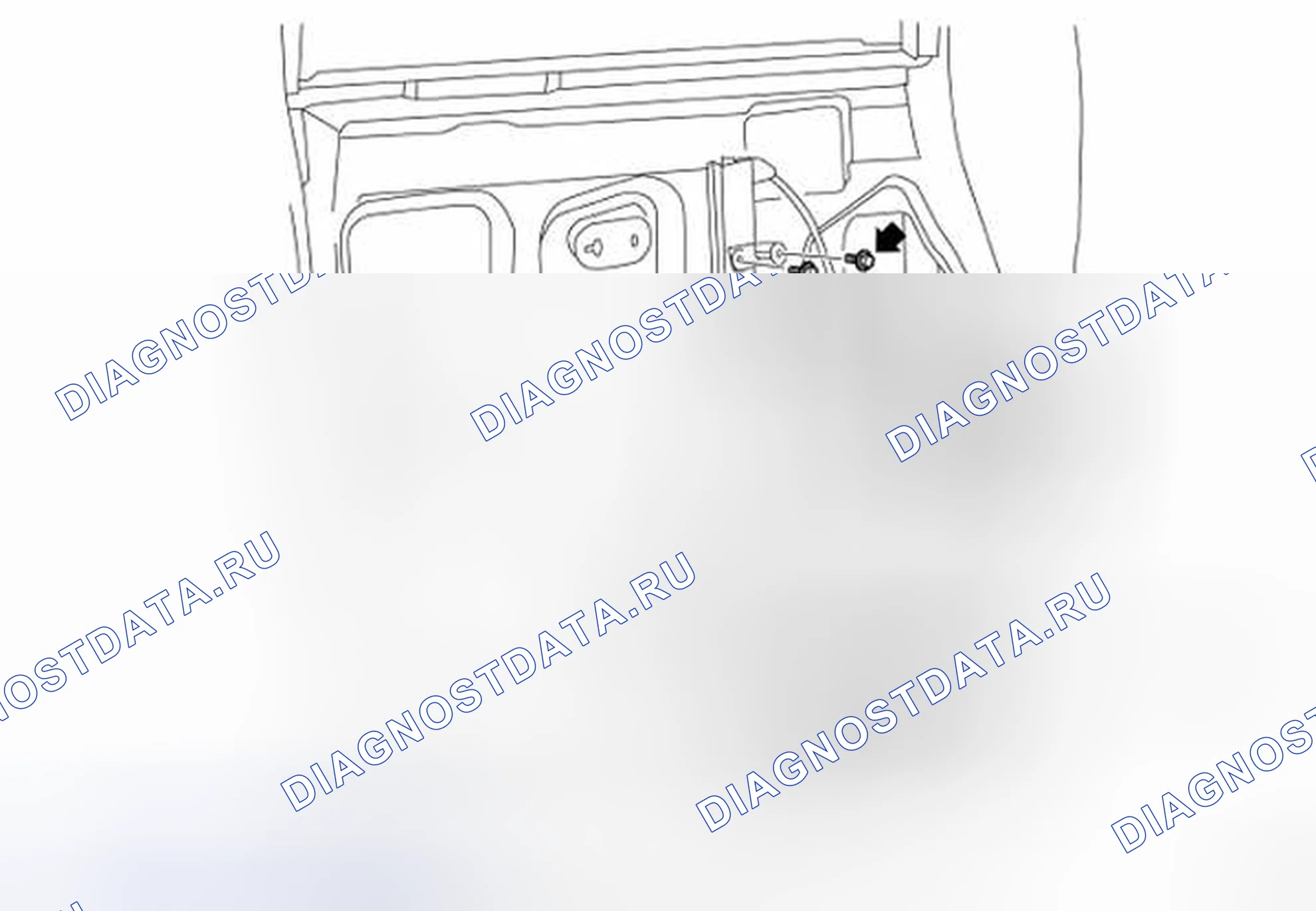 Рис. 75: Идентификационные болты и регулятор в сборе. Nissan Frontier D40