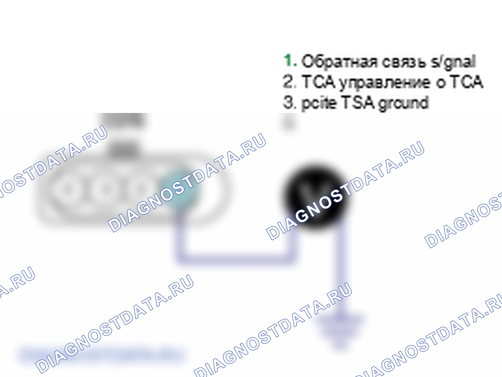 Контроль проводов — P2113. Hyundai Santa Fe CM