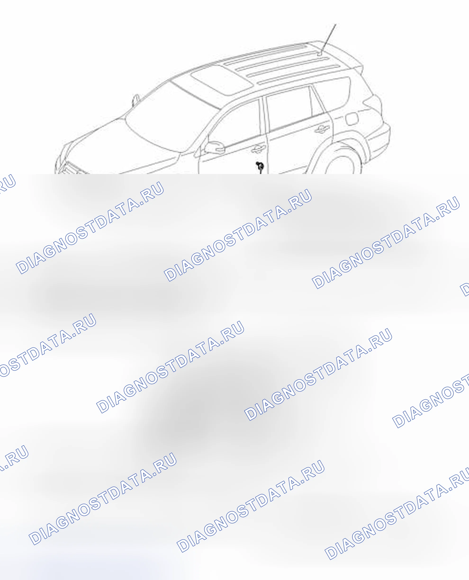 Рис. 282: ИЛЛЮСТРАЦИЯ. Toyota RAV4 III рестайлинг