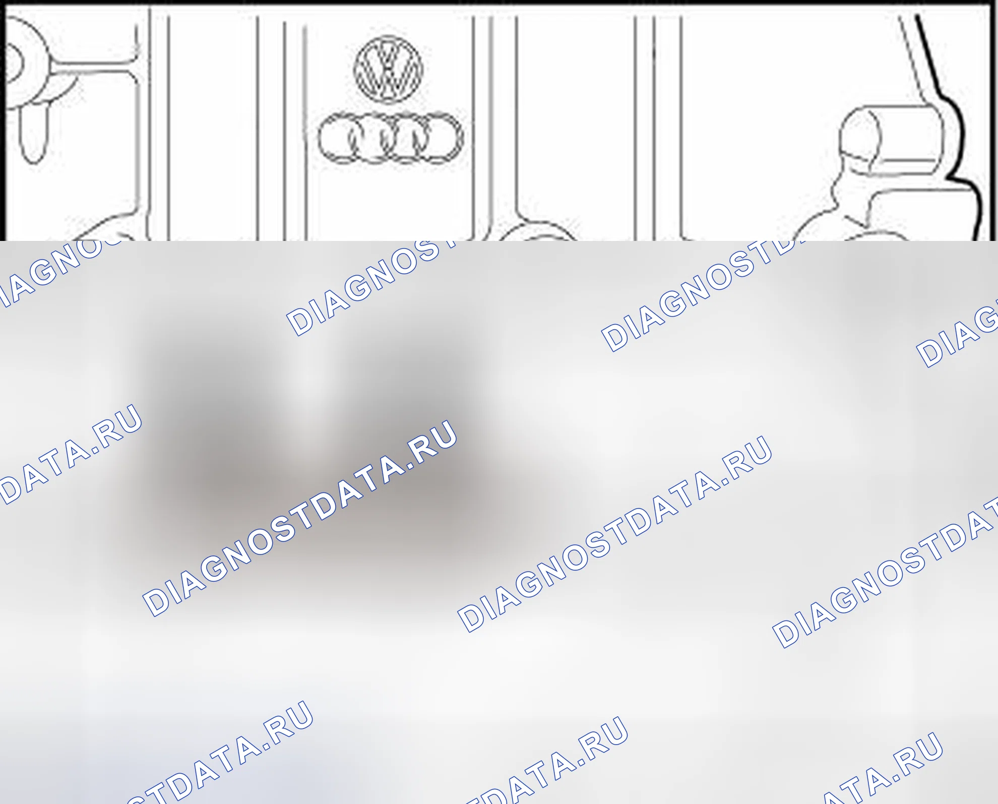 Рис. 31: НОМЕР / ХАРАКТЕРИСТИКИ ДВИГАТЕЛЯ. Volkswagen Golf Mk7