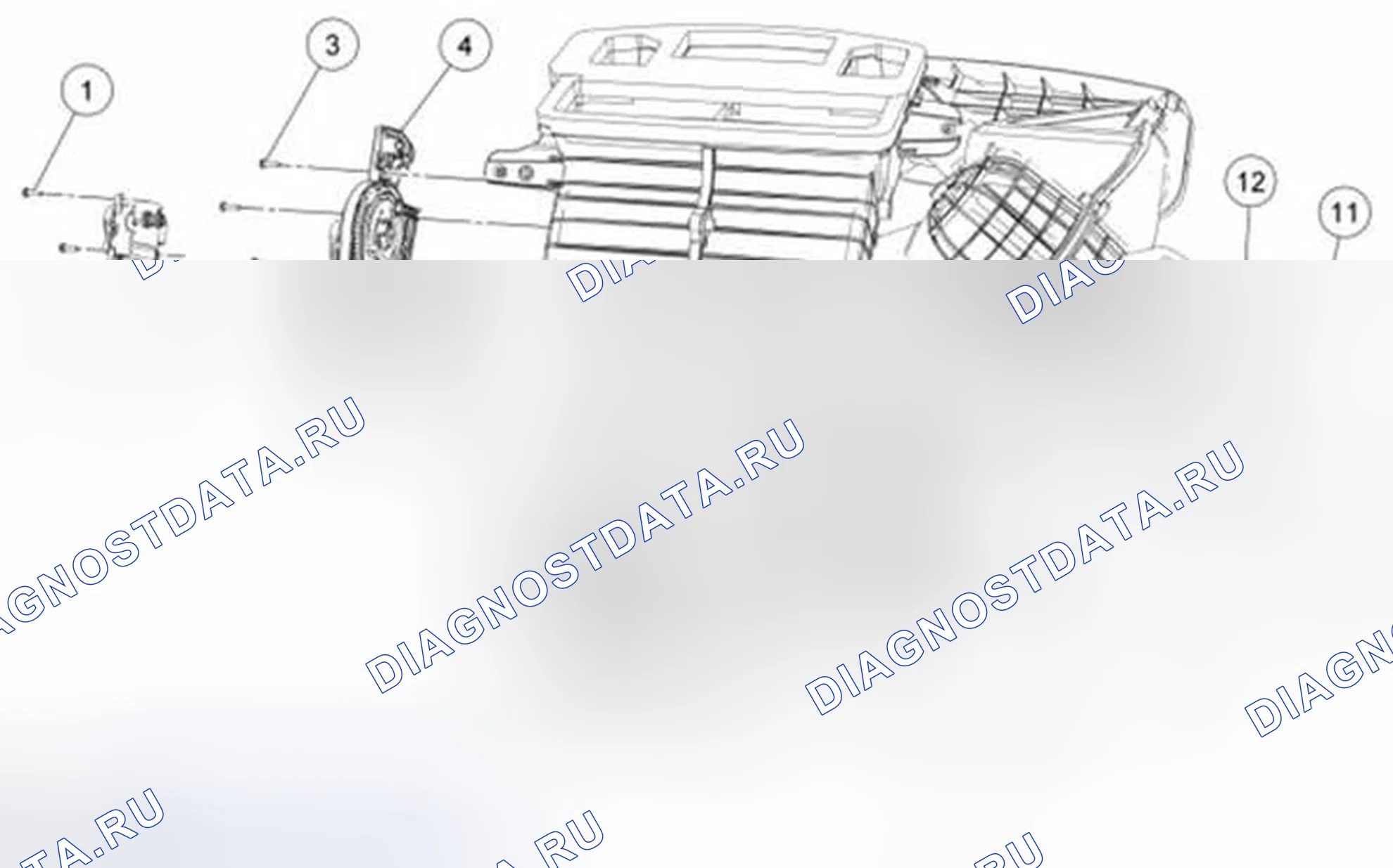 Рис. 21: Компоненты управления ОВКВ. Ford Fiesta Mk6