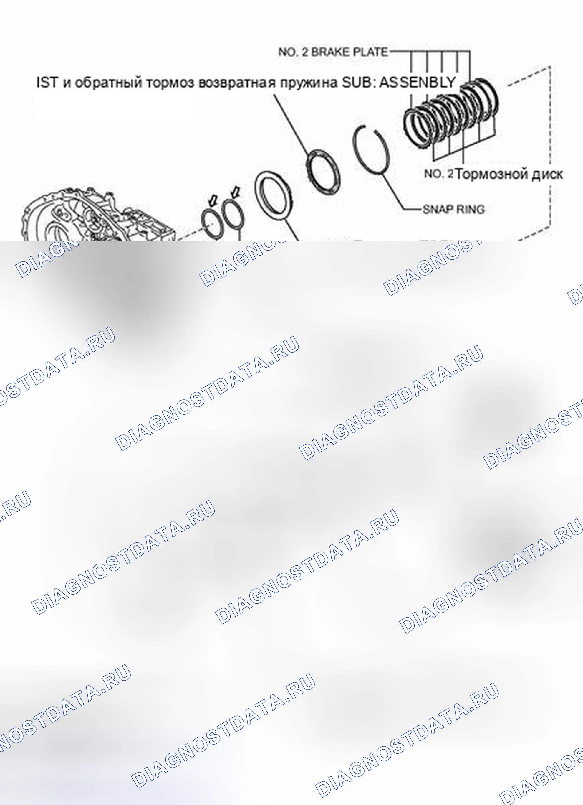 Рис. 147: ИЛЛЮСТРАЦИЯ. Toyota Avalon XX30 рестайлинг 2