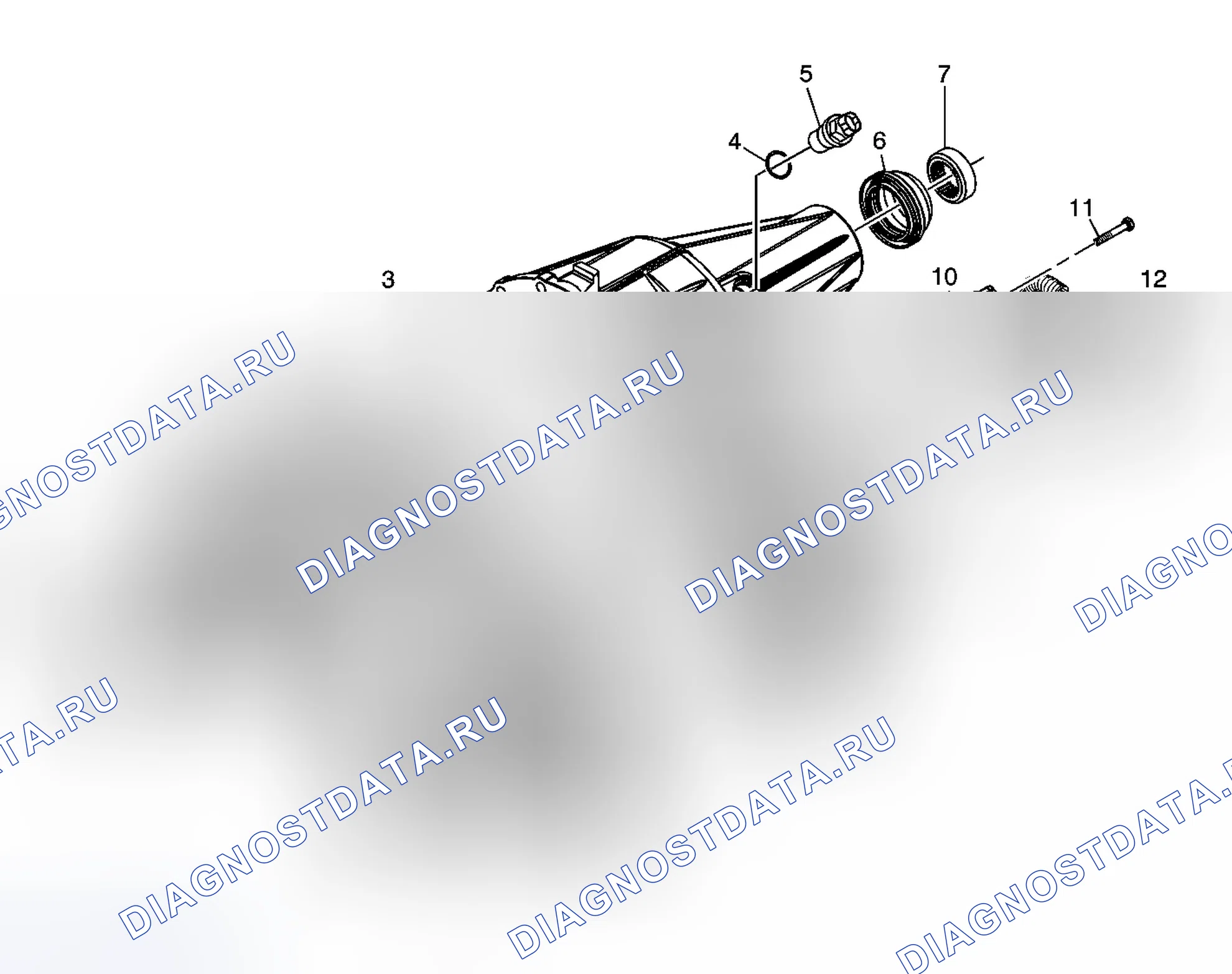 Рис. 18: Раздаточная коробка в разобранном виде. Hummer H2 I