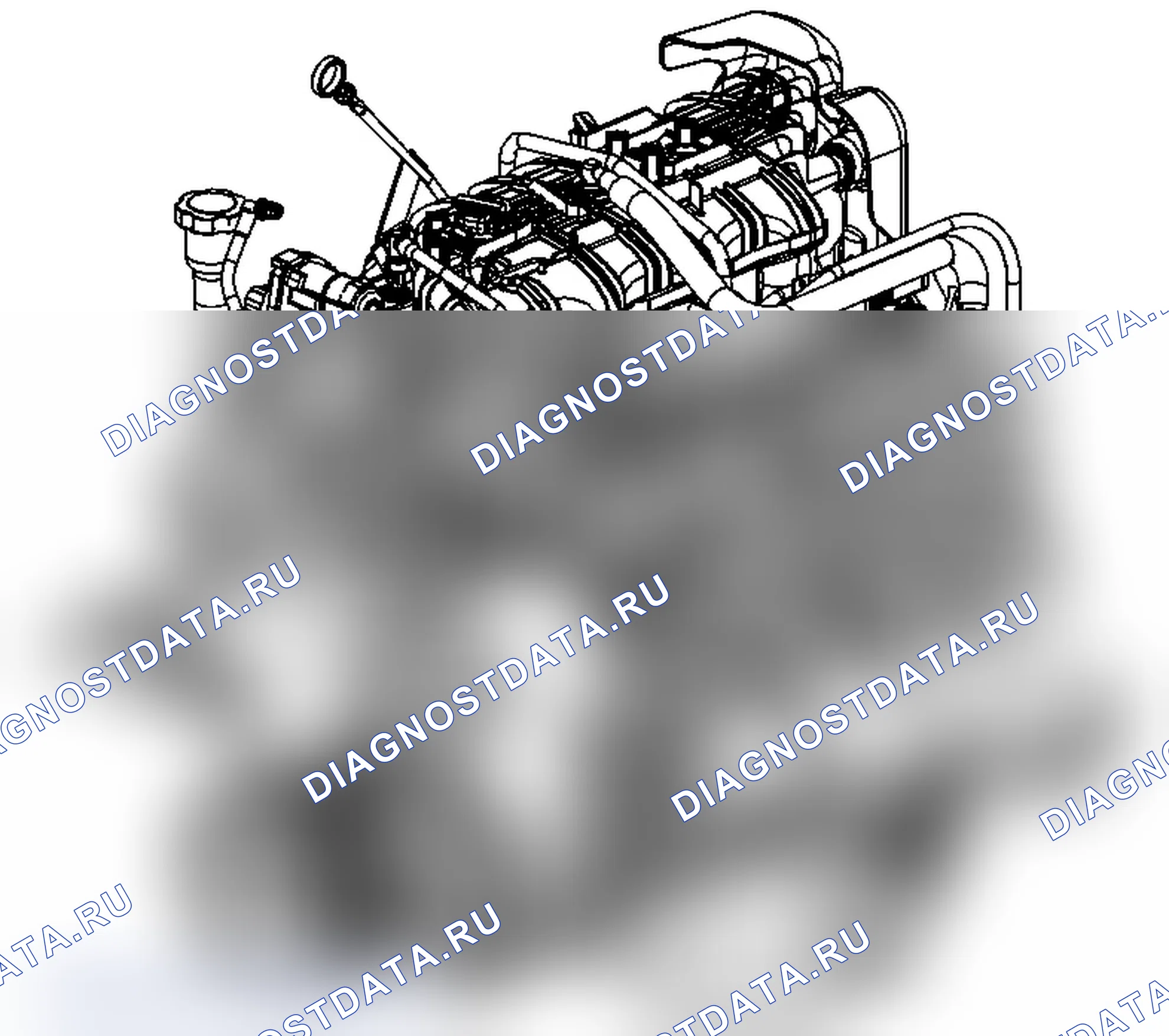 Рис. 113: 6,0-литровый двигатель V8. Chevrolet Silverado 3500 HD 