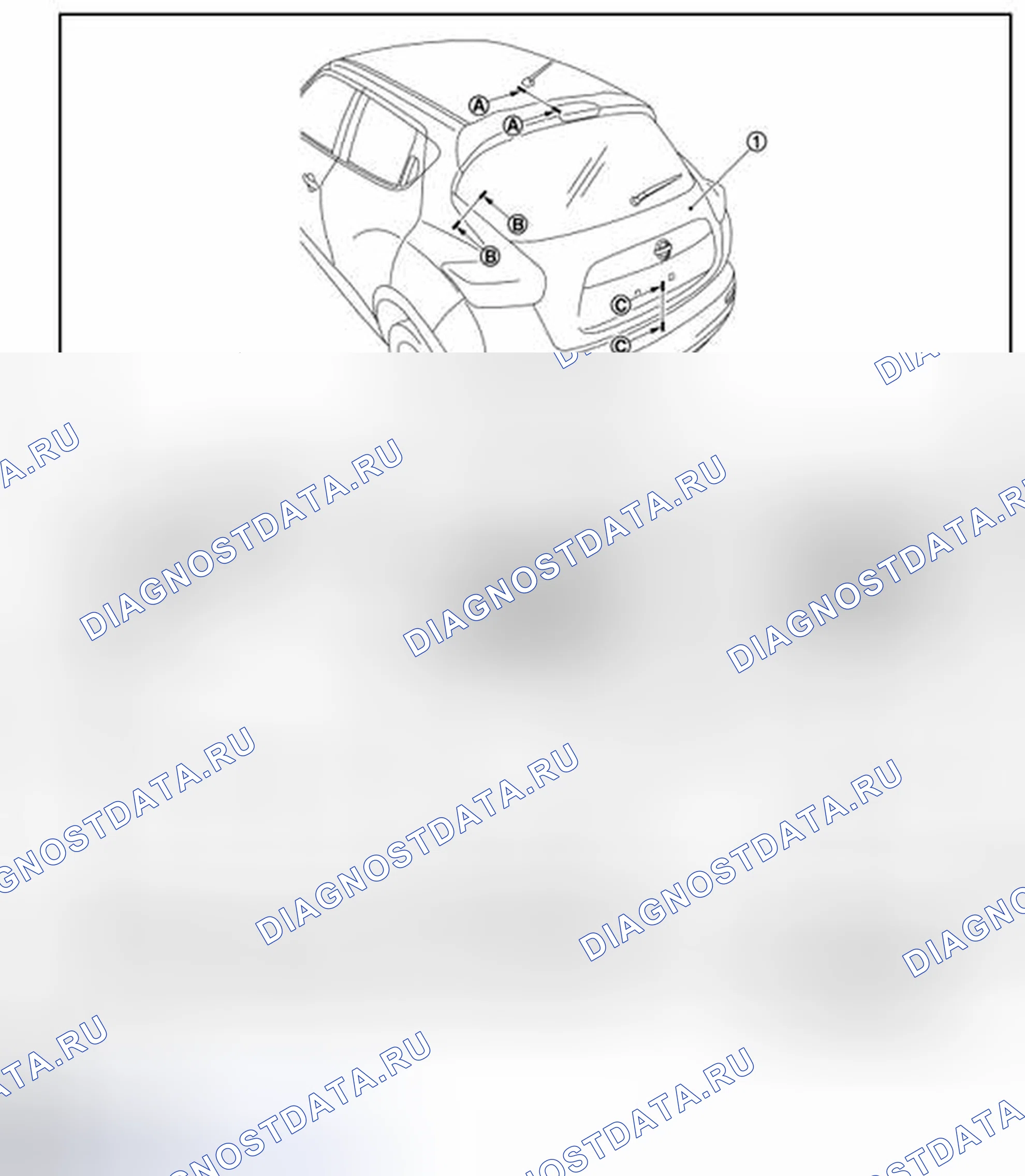 Рис. 153: ЗАДНЯЯ ДВЕРЬ В СБОРЕ: Регулировка. BMW 4 серия F32/F33 рестайлинг