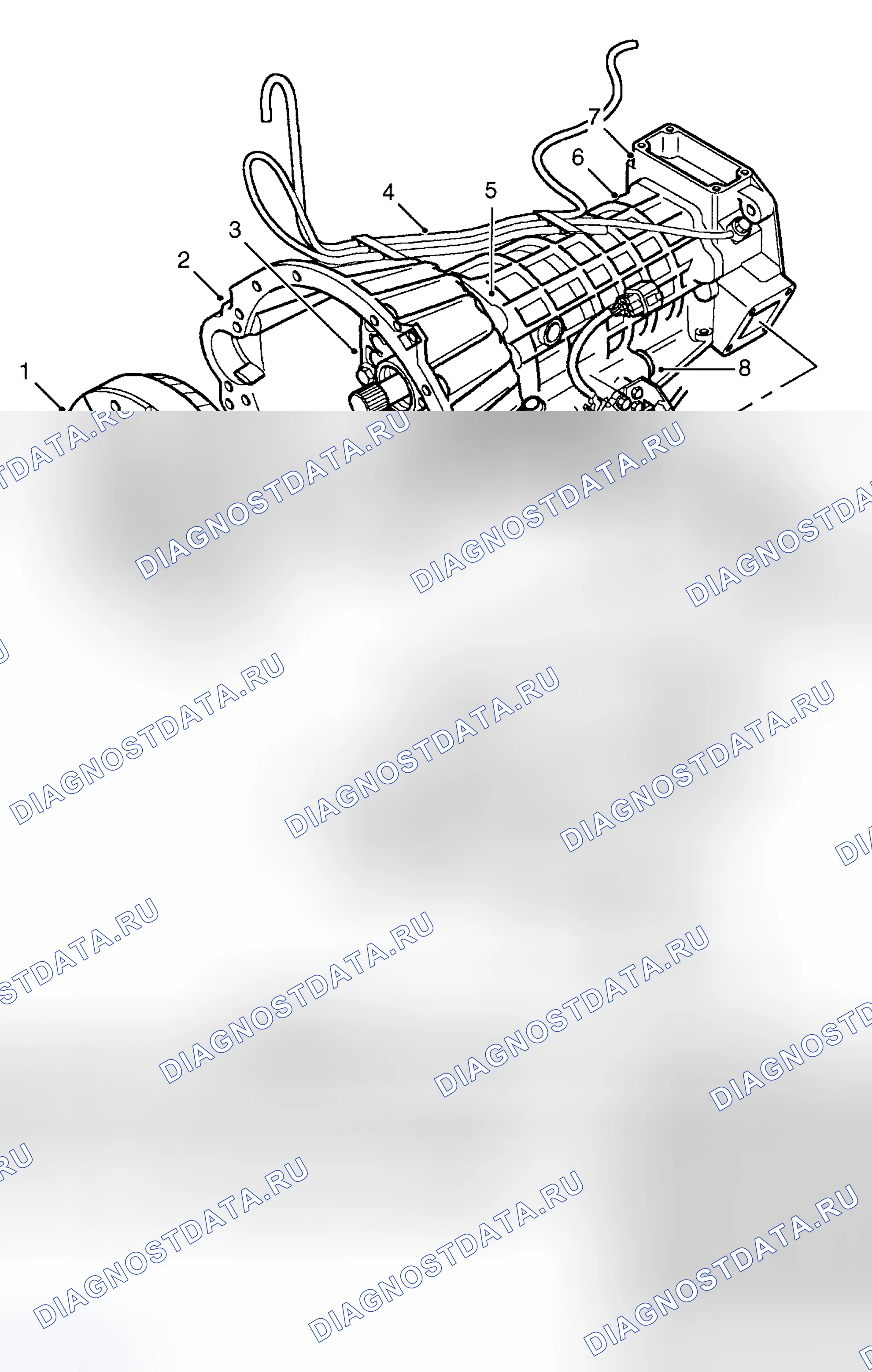 Рис. 20: АВТОМАТИЧЕСКАЯ КОРОБКА ПЕРЕДАЧ. Land Rover Discovery L318