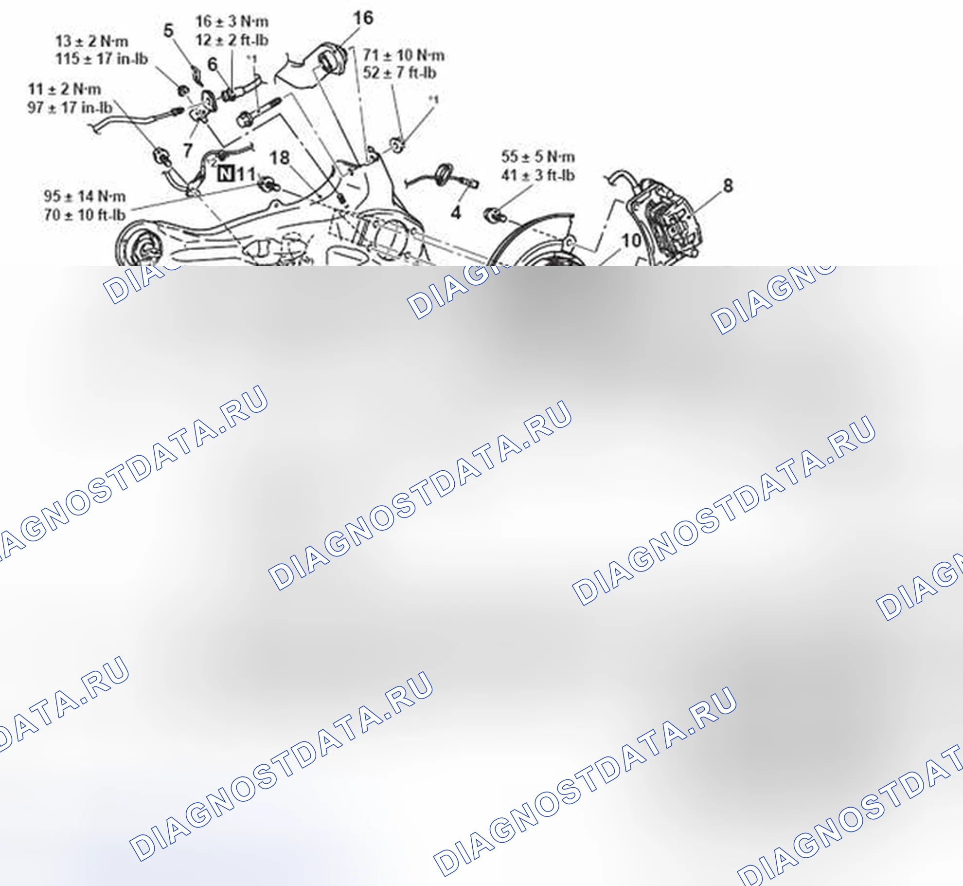 Рис. 16: AWD (тип B). Mitsubishi Lancer Ralliart X рестайлинг