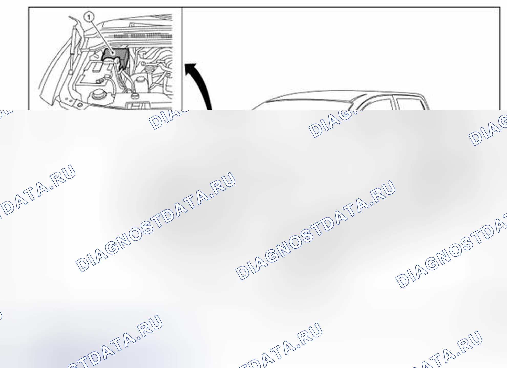 Рис. 75: Расположение компонентов. Honda Today I