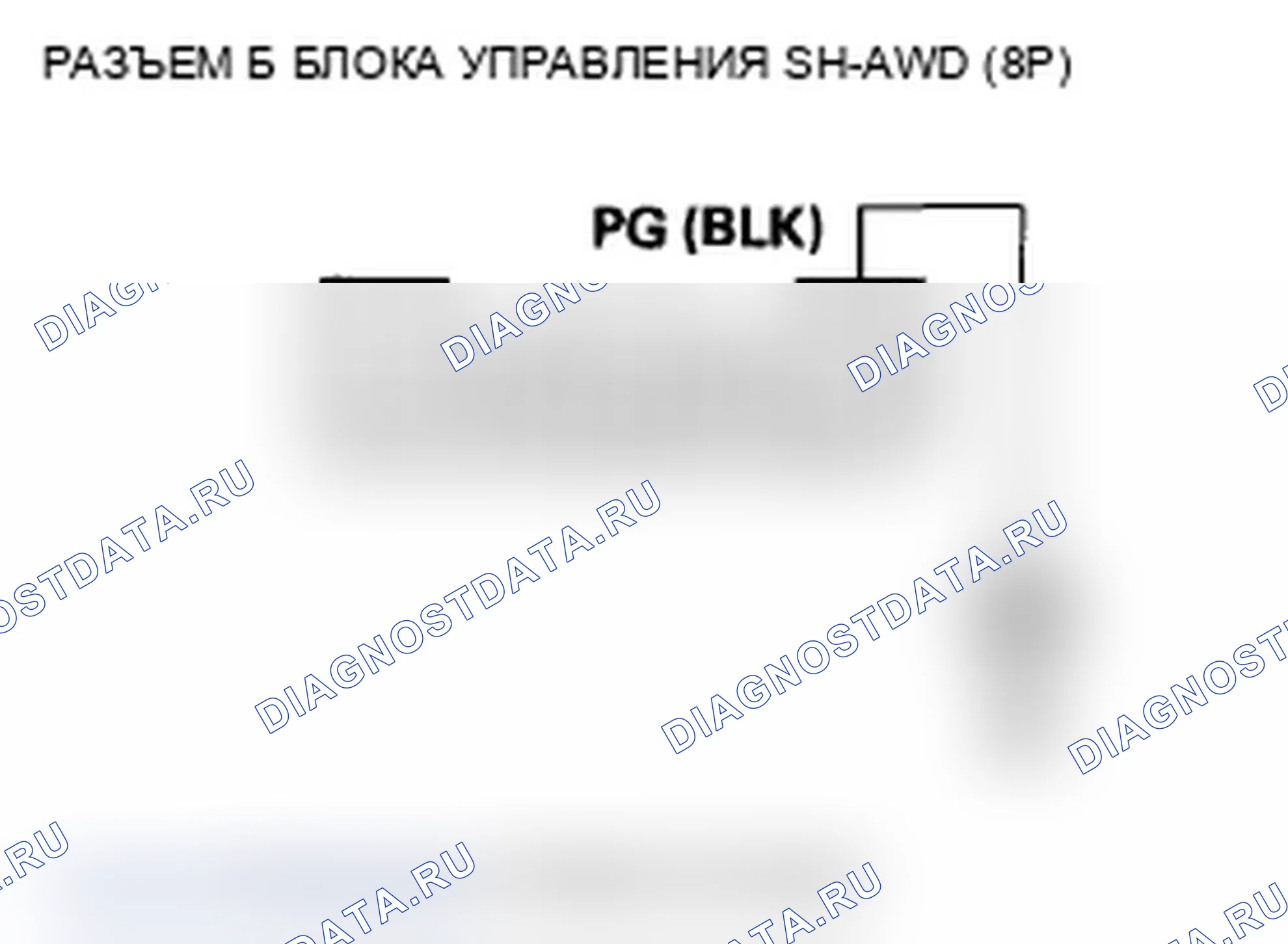 Рис. 48: расшифровка кода ошибки 52-3: Неисправность тока электромагнитной катушки левого сцепления. Acura RDX I рестайлинг