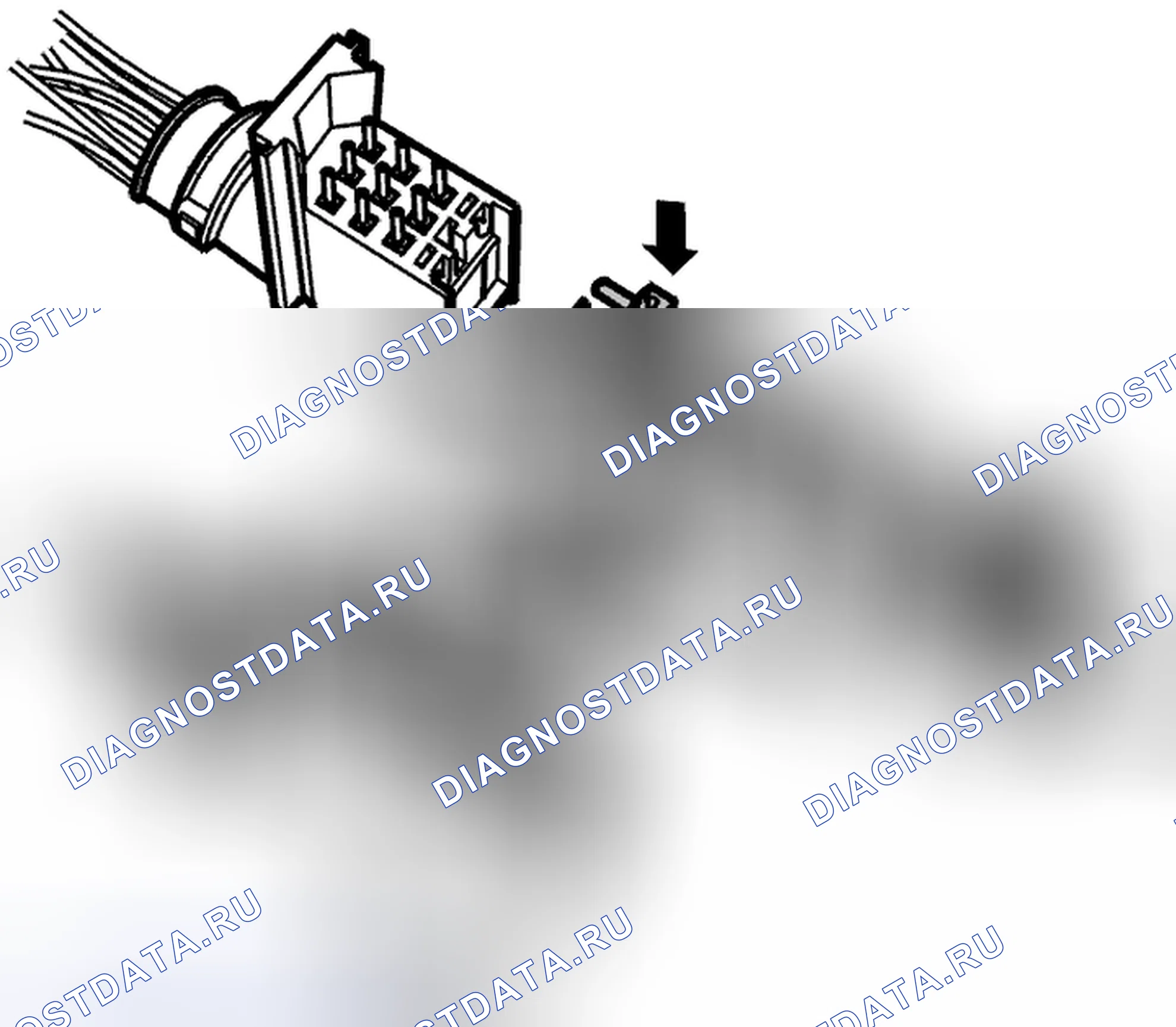 Рис. 103: Сборка разъемов. Volvo V70 II рестайлинг
