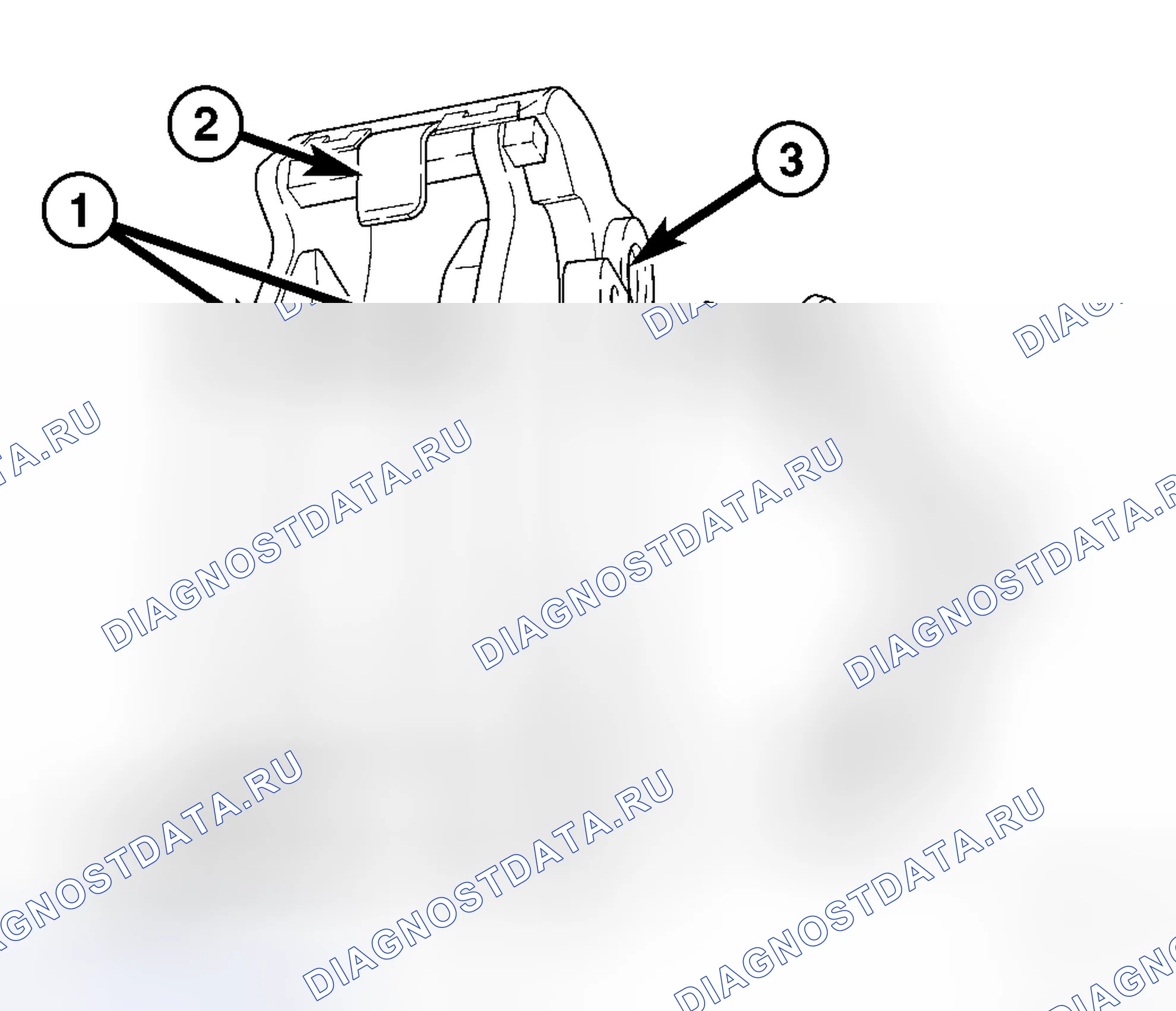 Рис. 79: ДЕРЖАТЕЛЬ АДАПТЕРА СУППОРТА. Dodge Cab & Chassis R3500 HD transition