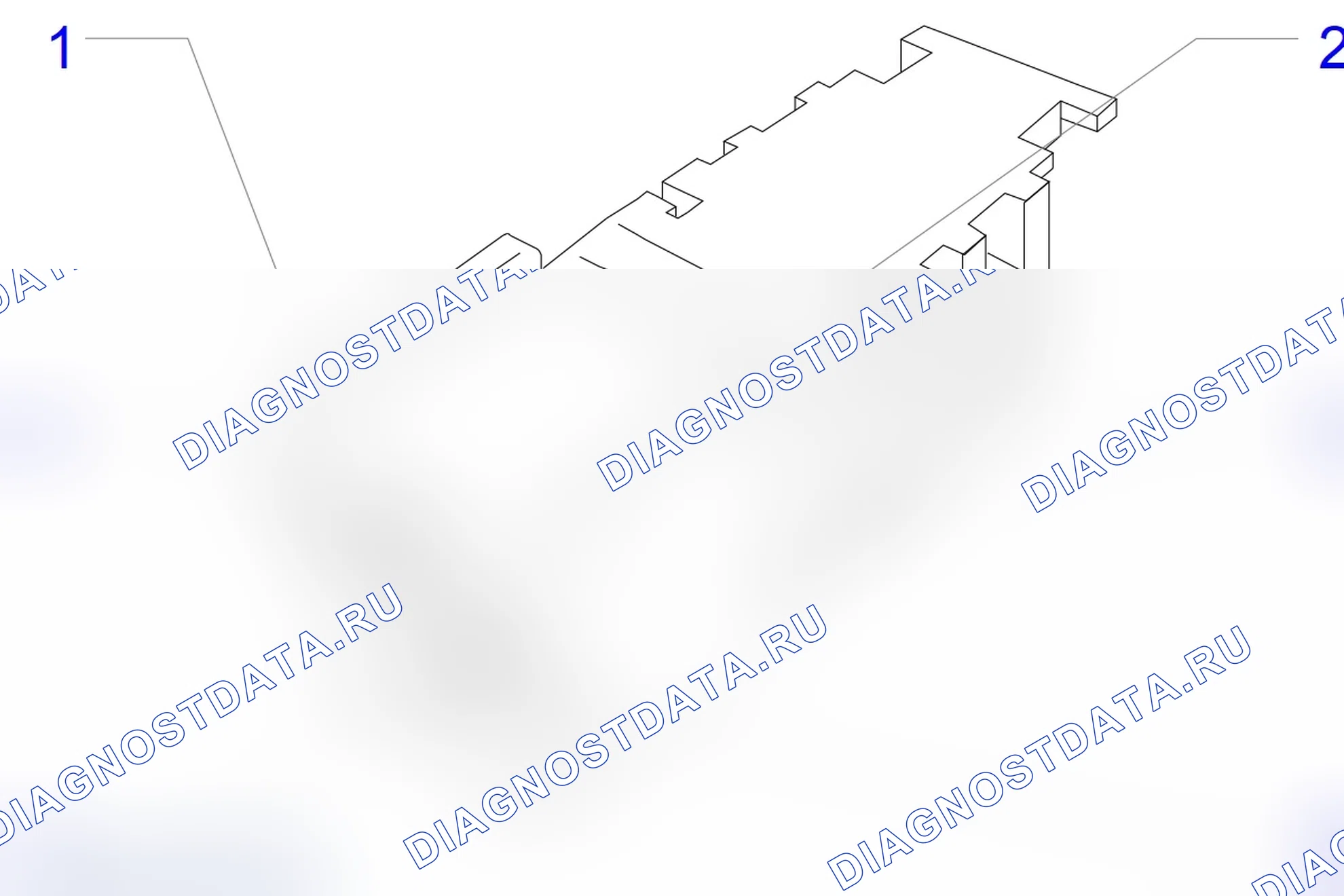Распиновка разъёма E68.3. Opel Zafira B