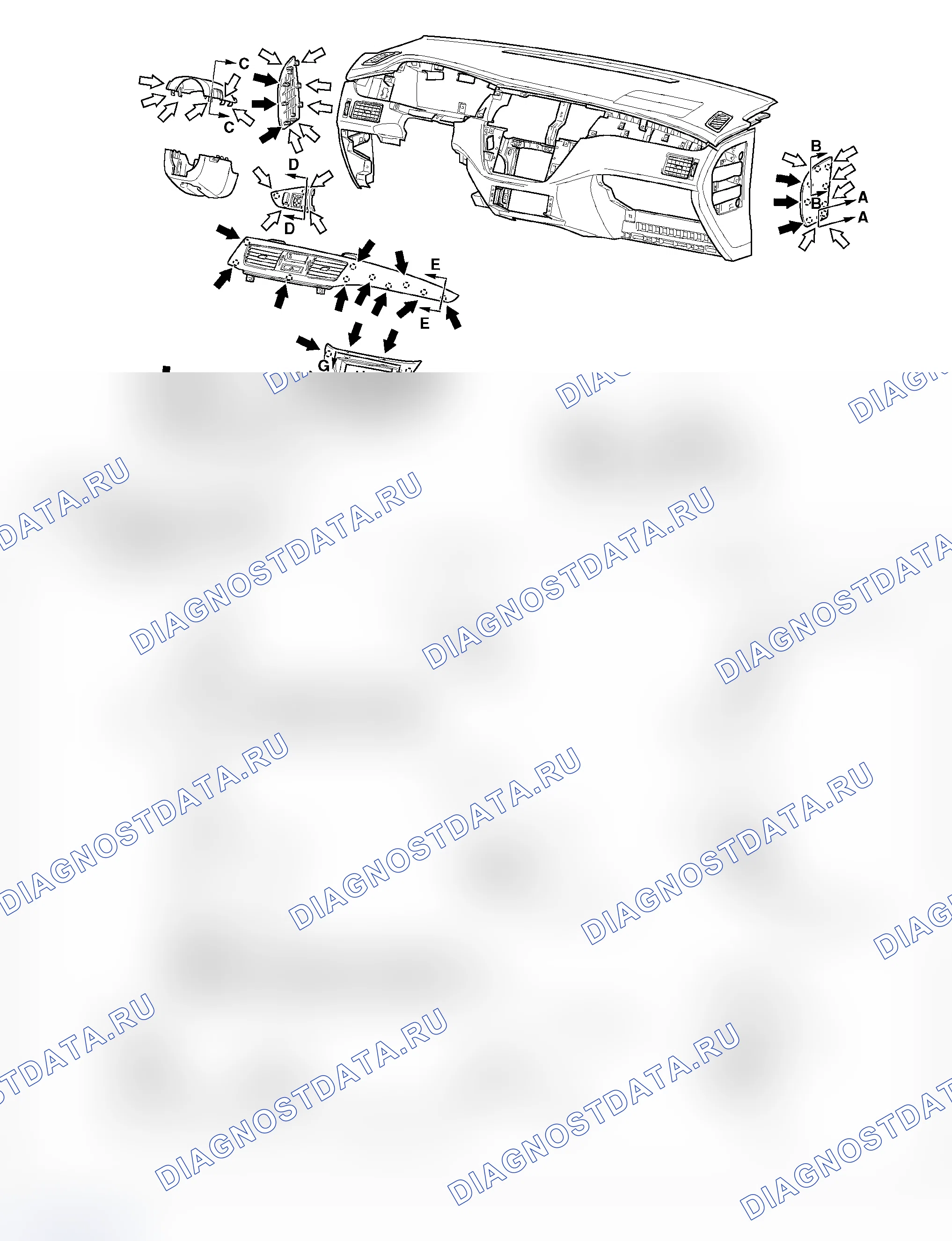 Рис. 46: ПОЛОЖЕНИЕ ЗАЖИМА И ЗАХВАТА. Mitsubishi Lancer Evolution IX