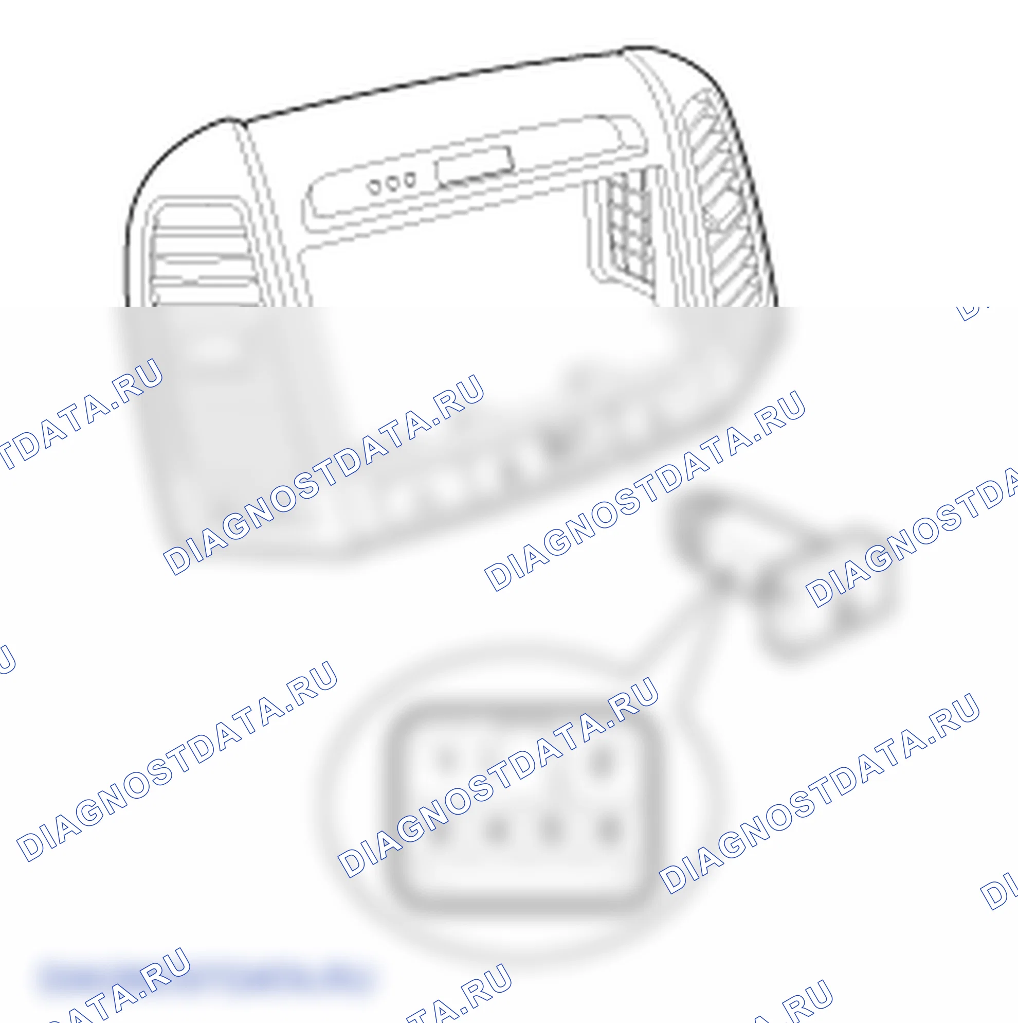Задний выключатель стеклопакета. Hyundai Santa Fe CM