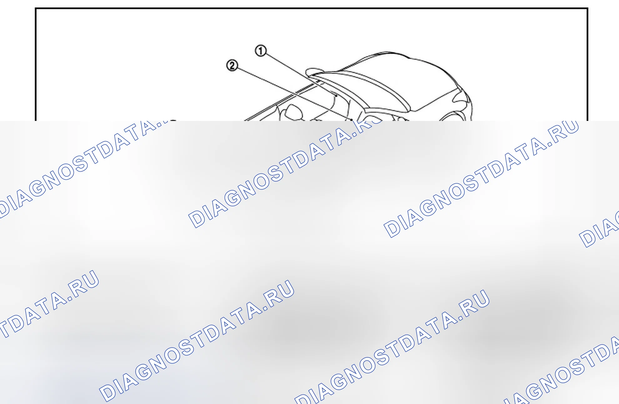 Рис. 23: Расположение компонентов. Infiniti G37 IV рестайлинг