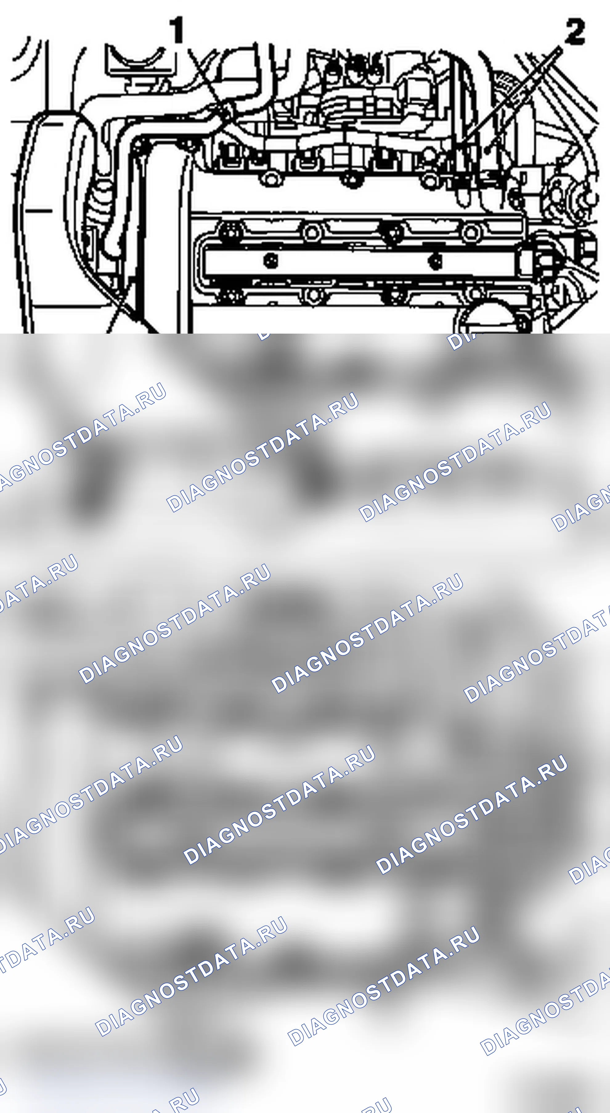 J307000 Снять и установить крышку головки цилиндров (Z 12 XE, Z 12 ХЕР, без кондиционера, правостороннее управление). Opel Agila A рестайлинг