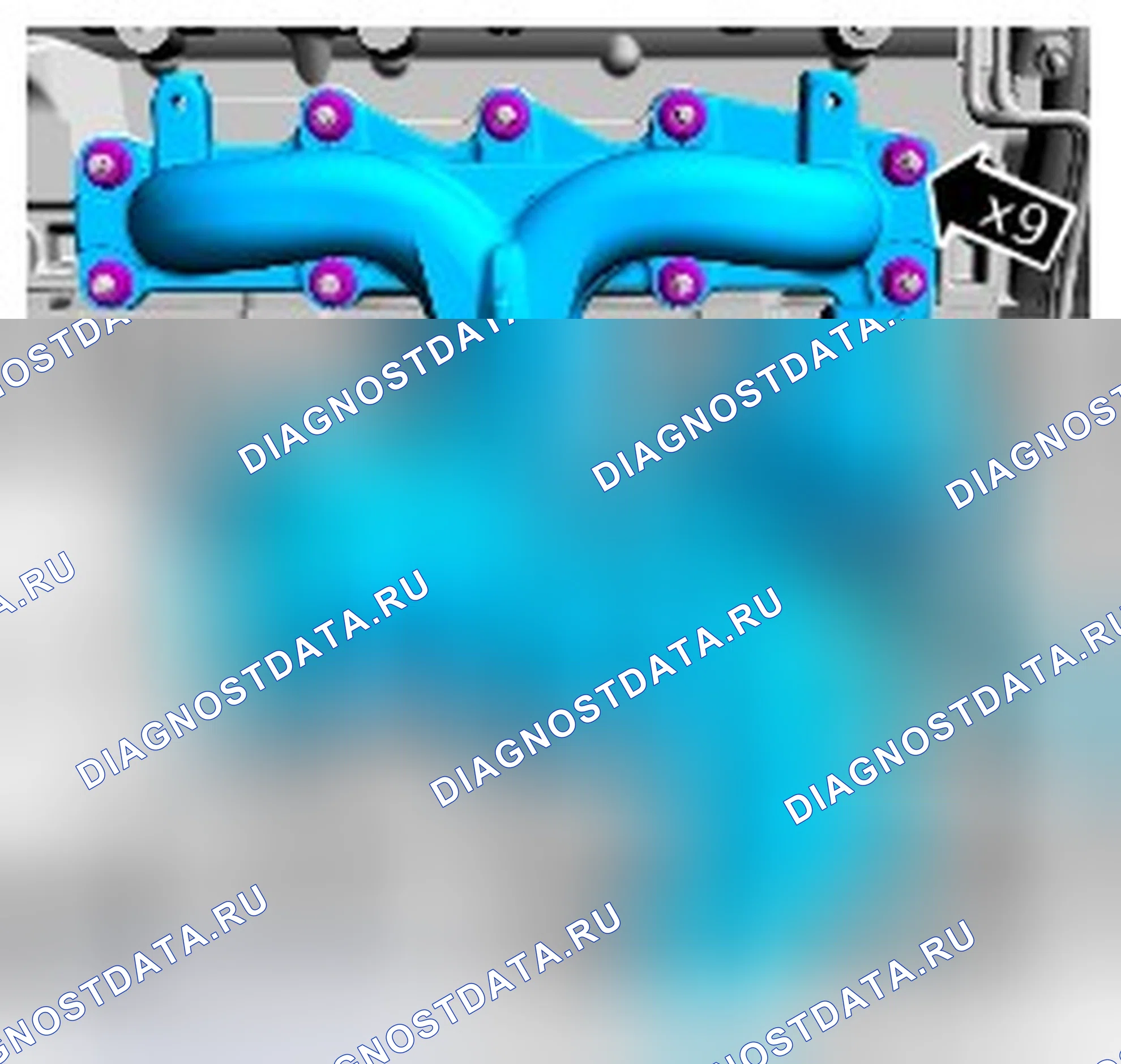 Как снять присоединяемые детали двигателя. Ford Mondeo IV