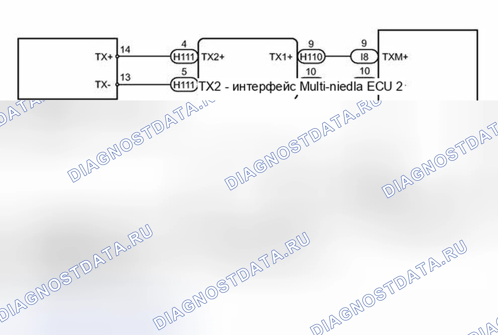Рис. 132: электросхема. Toyota Sequoia II рестайлинг