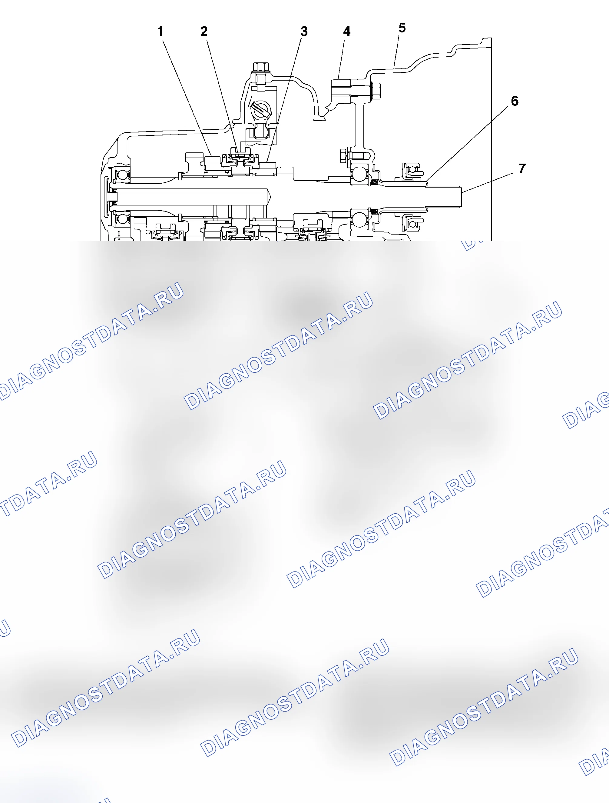 Рис. 1: Разрез <F5M42-1>. Mitsubishi Lancer Ralliart IX рестайлинг