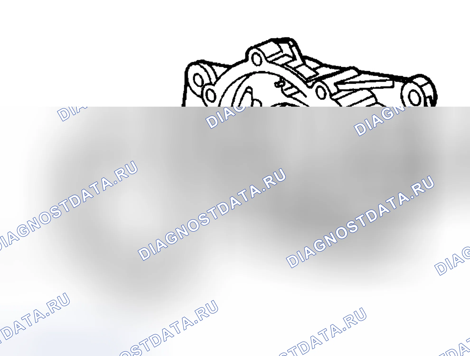 Рис. 718: Масляный насос в сборе. Chevrolet Silverado 2500 