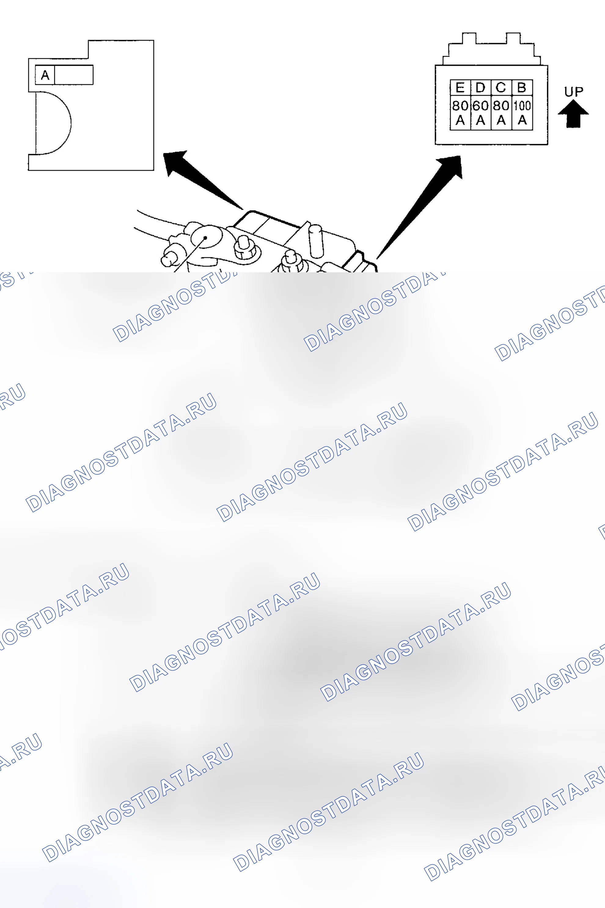 Рис. 65: РАСПОЛОЖЕНИЕ КЛЕММ. Infiniti G35 III