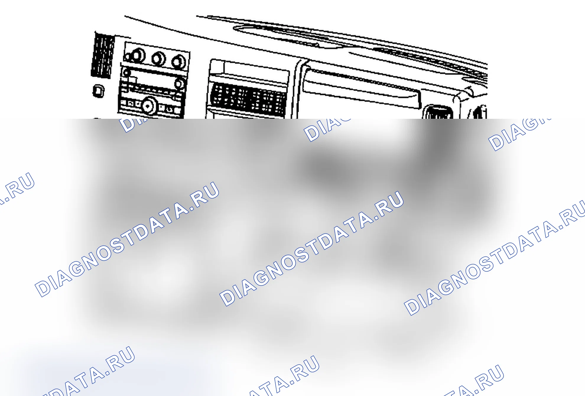 Рис. 22: Замена пассажирского коленного буфера. Chevrolet Express G1500 