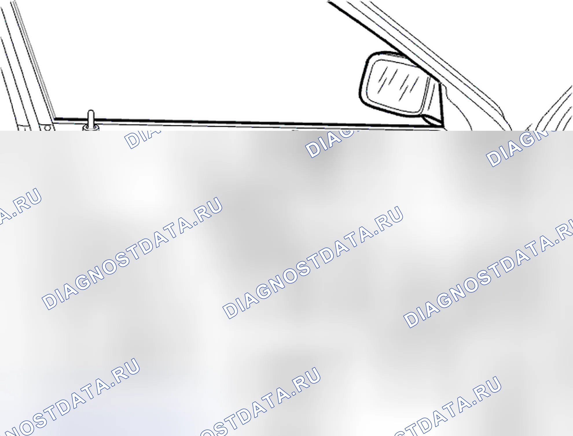 Рис. 79: Передняя дверная панель, снятие. Volvo S40 I рестайлинг