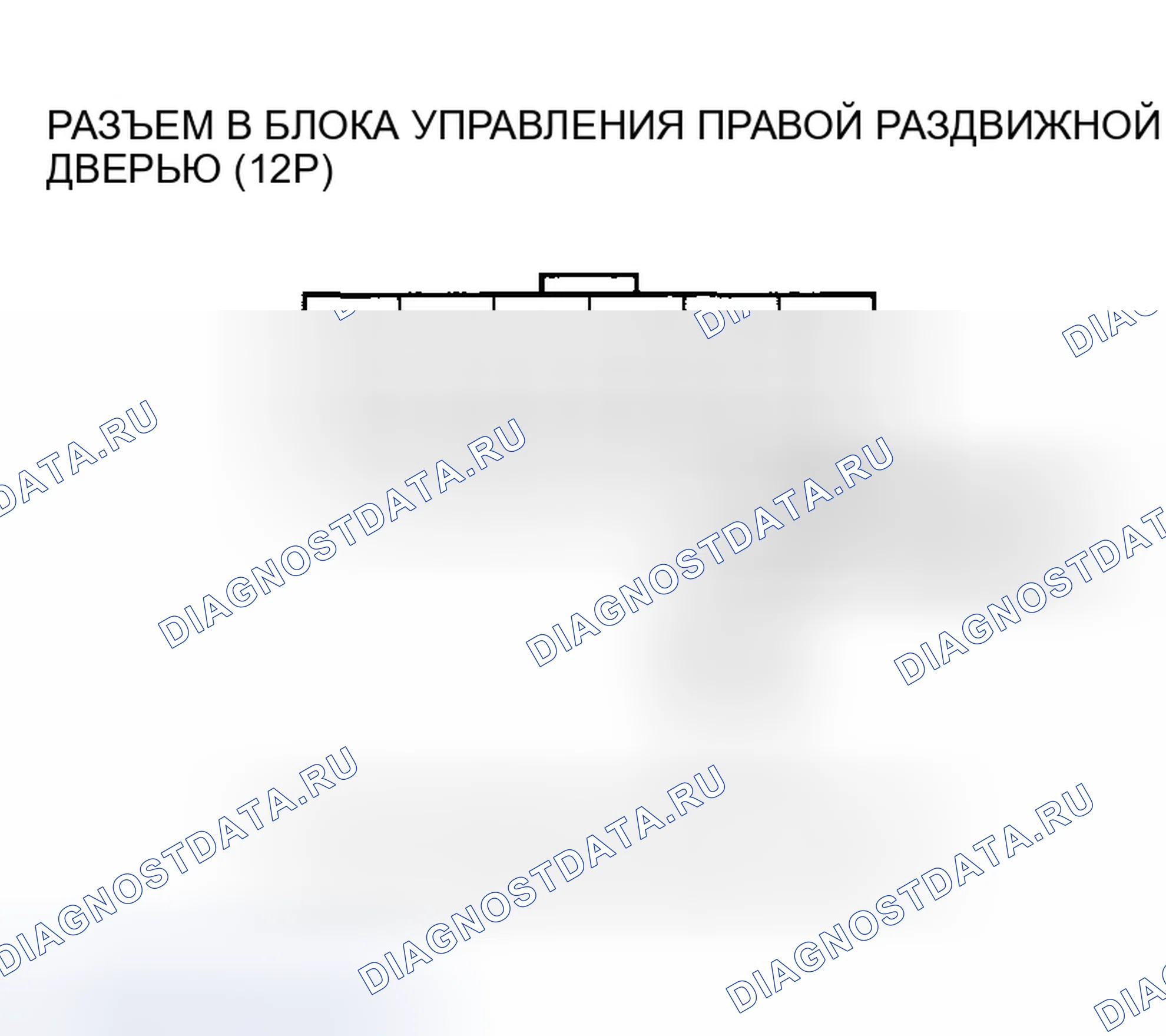 Рис. 305: расшифровка кода ошибки B2087: Короткое замыкание цепи храпового переключателя правой раздвижной двери. Honda Odyssey III