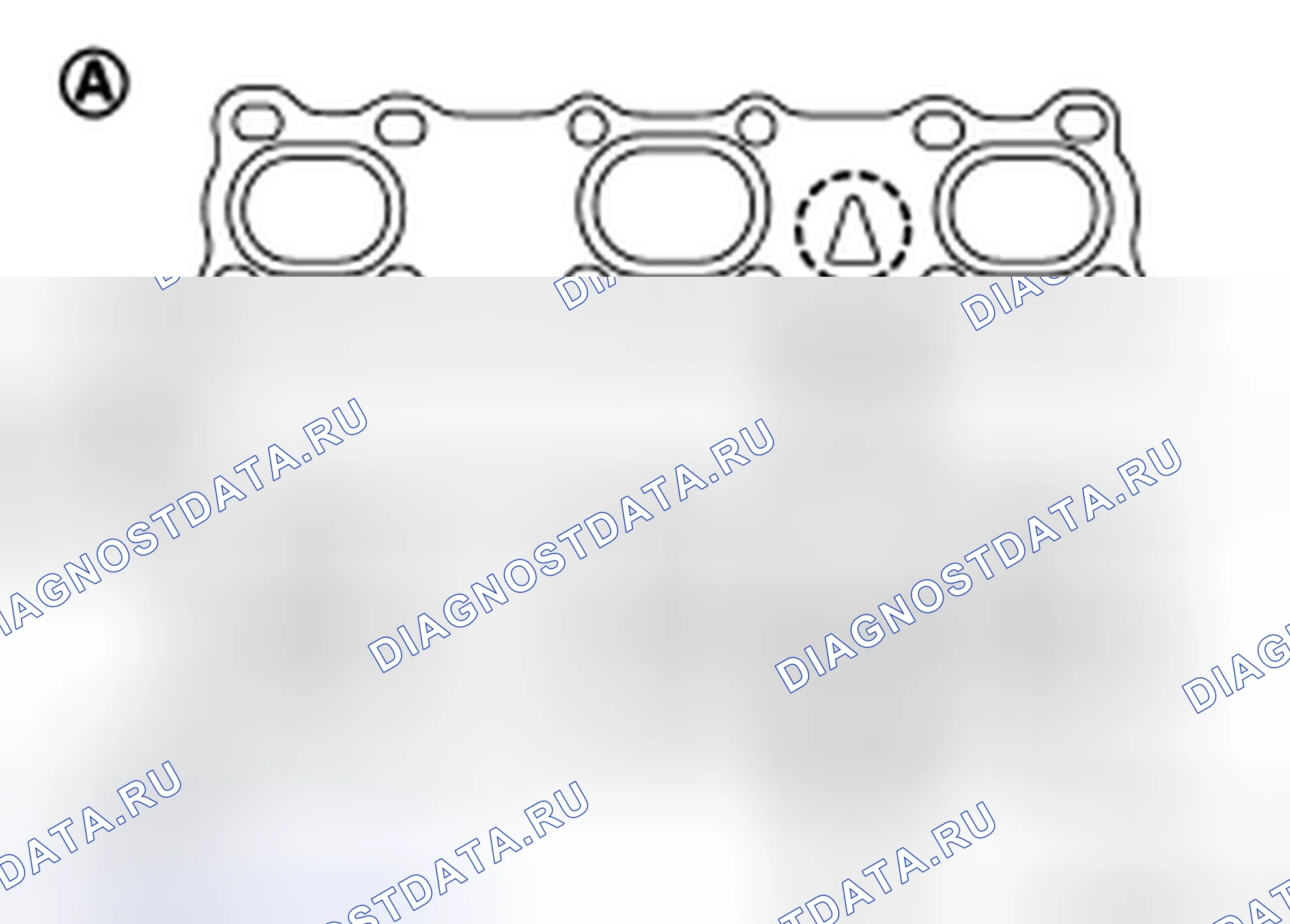 Рис. 57: ПРОКЛАДКА ВЫПУСКНОГО КОЛЛЕКТОРА. Infiniti G35 IV