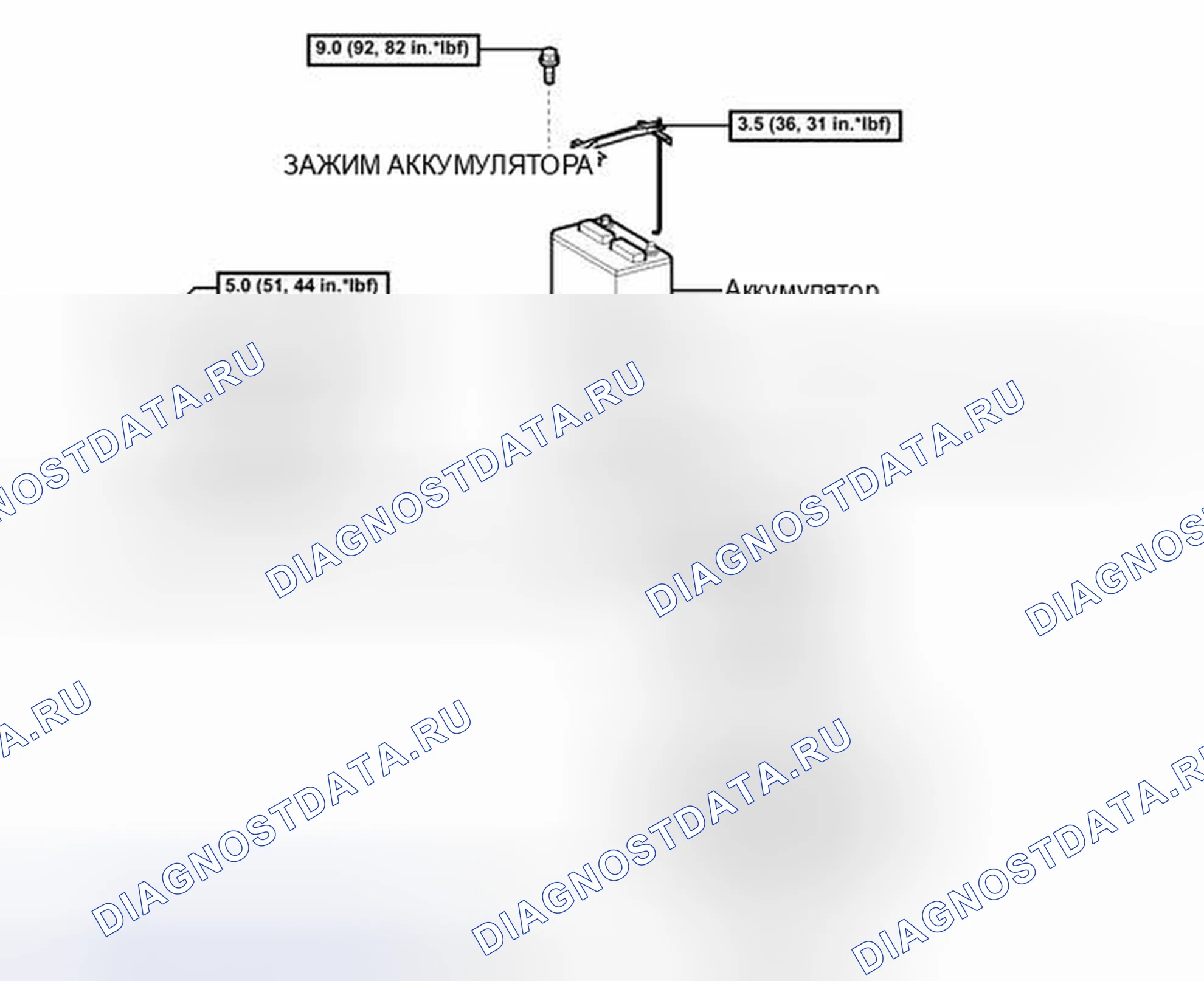 Рис. 231: ИЛЛЮСТРАЦИЯ. Toyota Camry XV40 рестайлинг