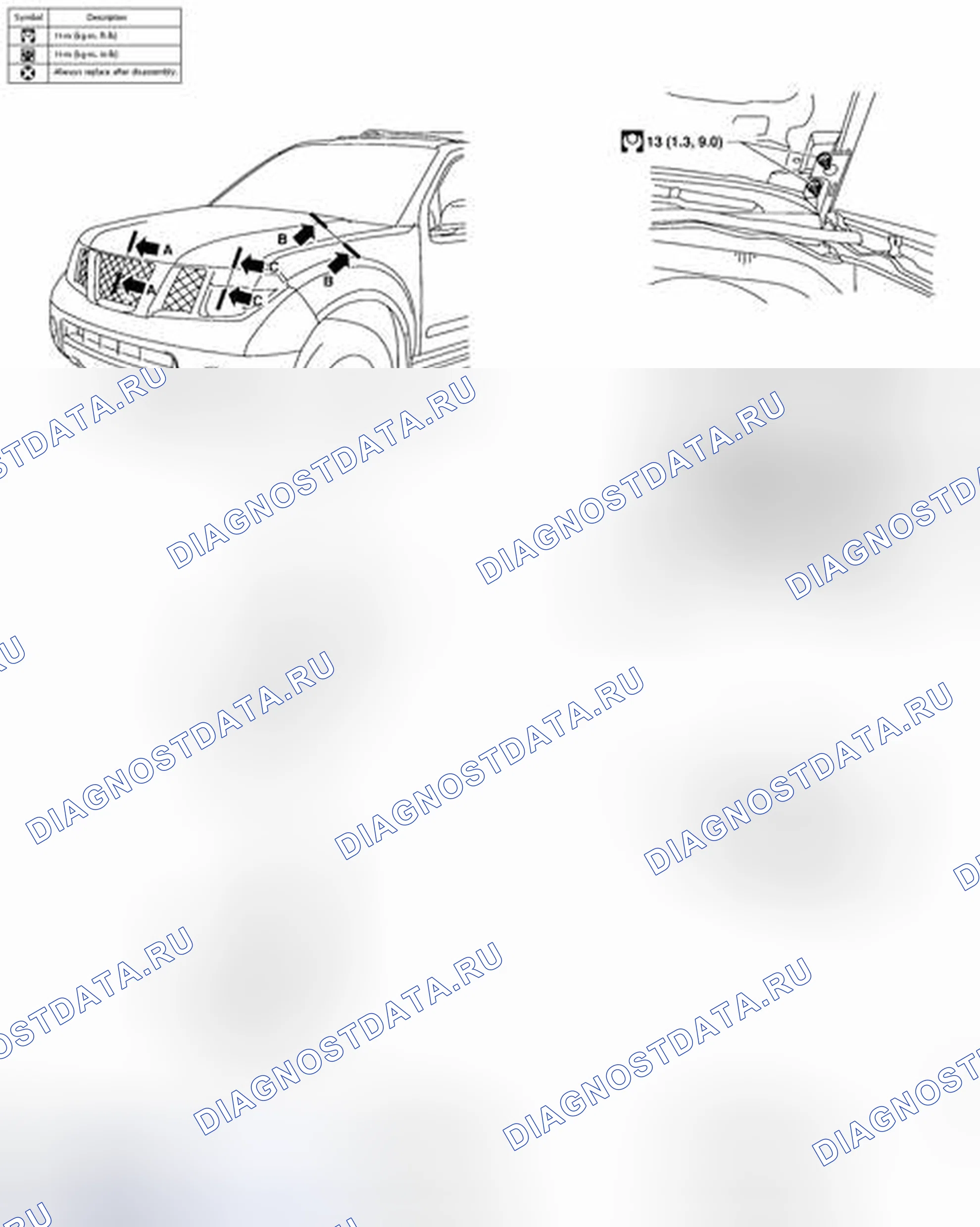 Рис. 126: Регулировка фитинга. Honda Jazz I