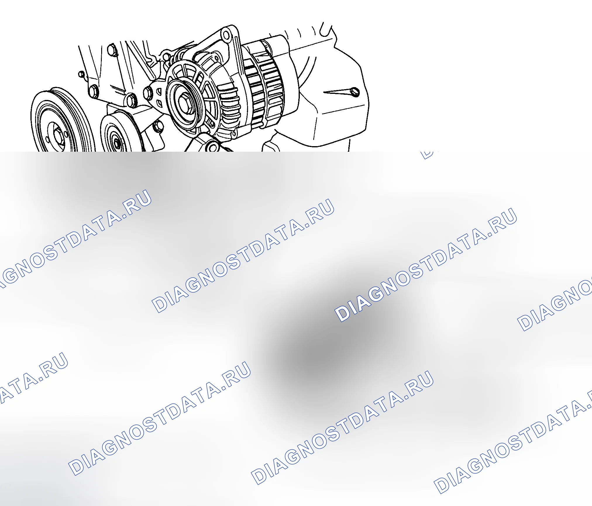 Рис. 82: РАСПОЛОЖЕНИЕ КОМПОНЕНТОВ. Hyundai Santa Fe I