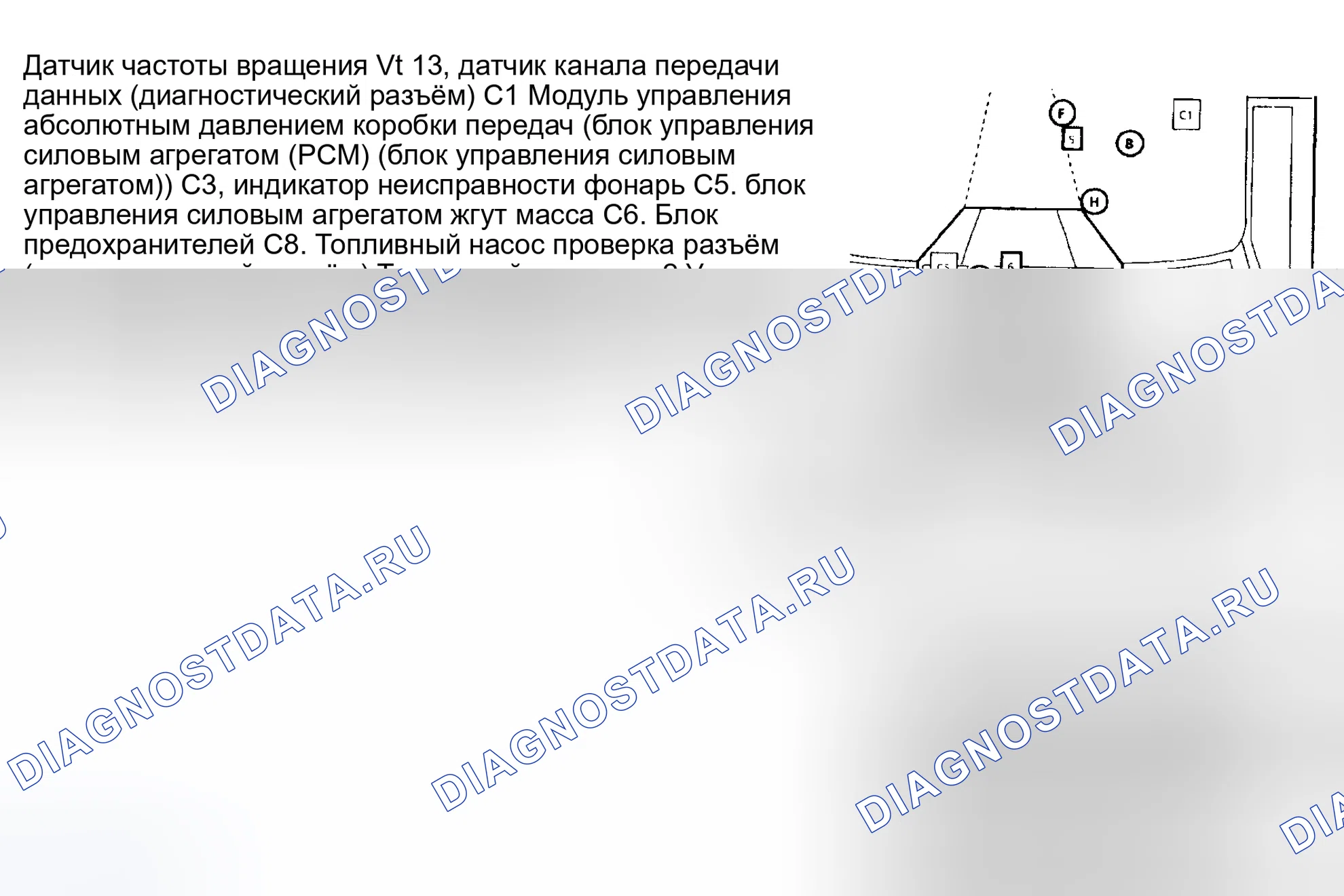 Рис. 7: Моторный отсек (7.4L VIN N). Chevrolet Sportvan G30 