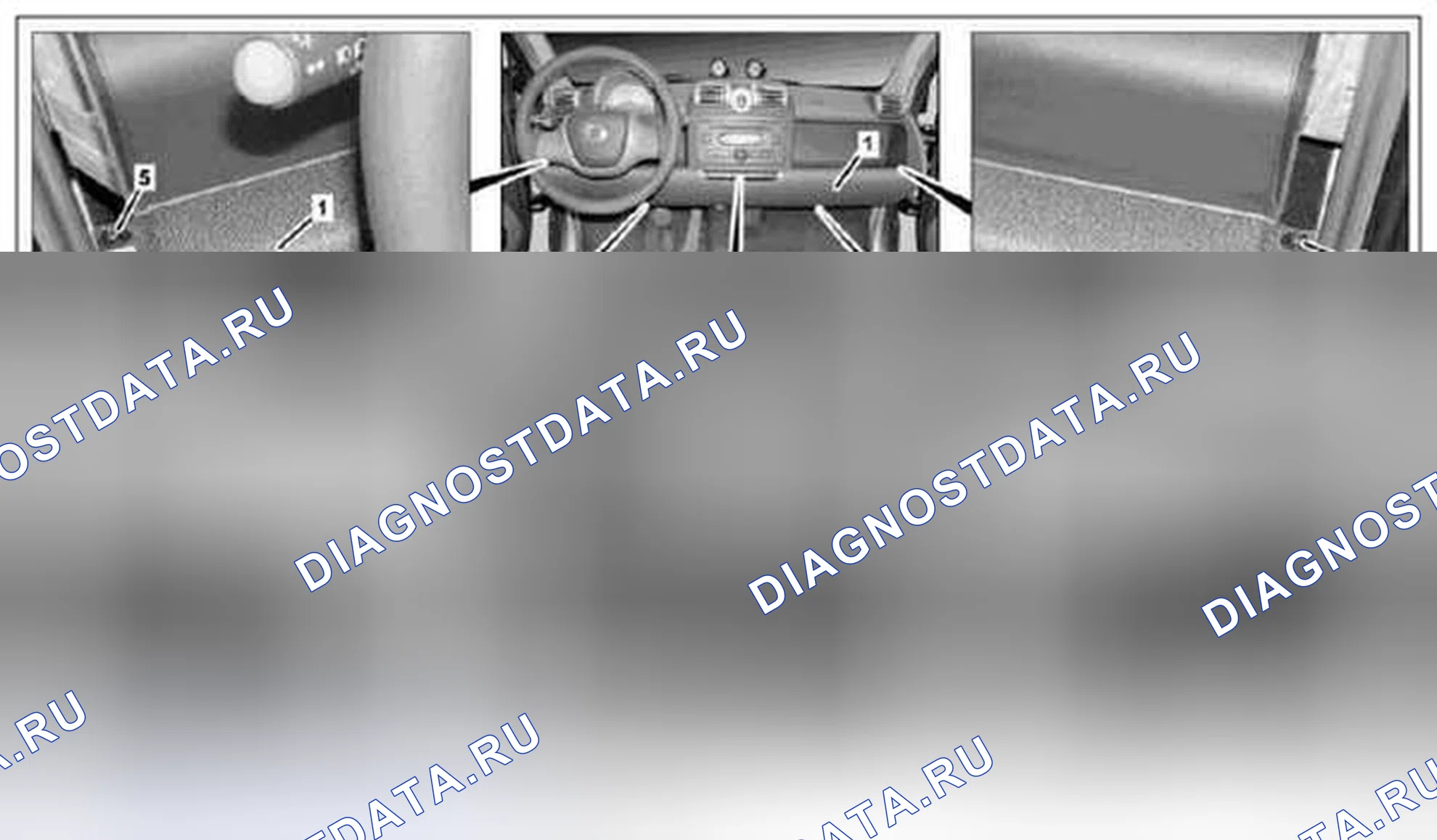 Рис. 101: Снять / установить нижнюю секцию приборной панели - AR68.10-P-xtigx1 1040MCU. Kia Soul I