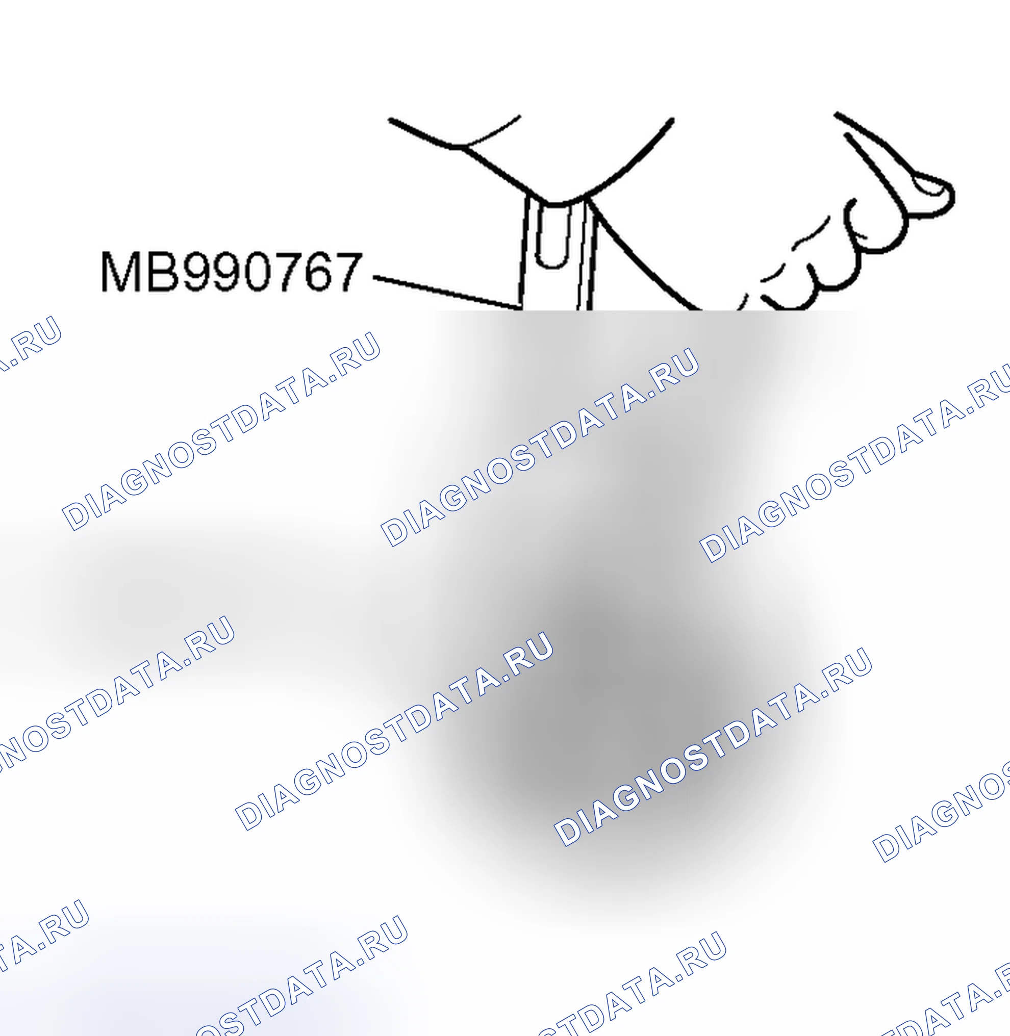 Рис. 47: < < A > > СНЯТИЕ ЗВЕЗДОЧКИ РАСПРЕДЕЛИТЕЛЬНОГО ВАЛА. Mitsubishi Outlander I