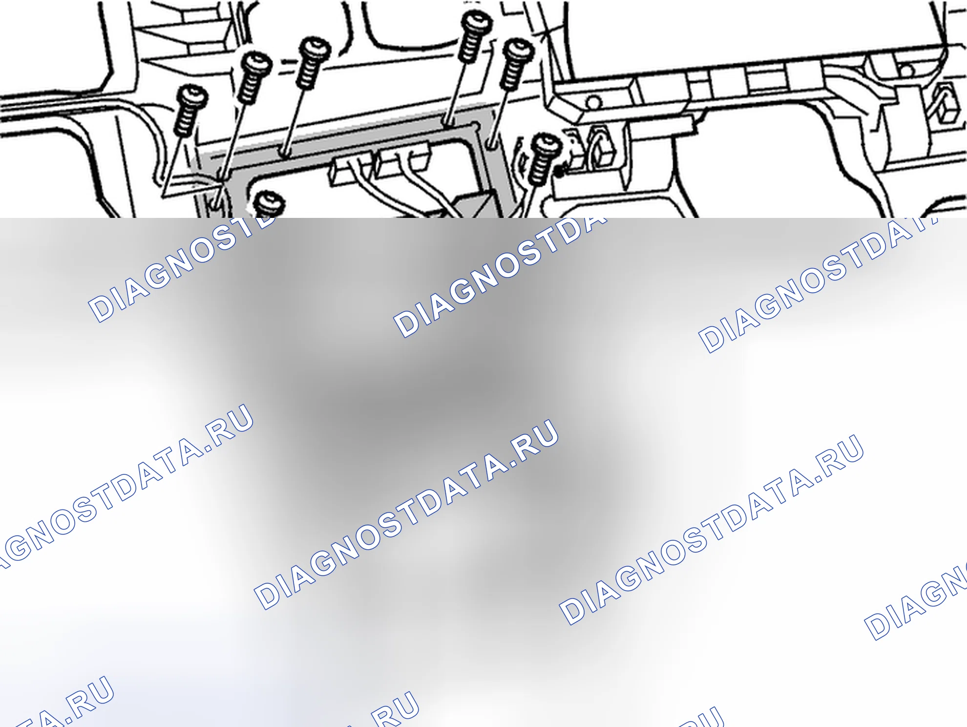 Рис. 930: Центр рамы. Volvo C70 I