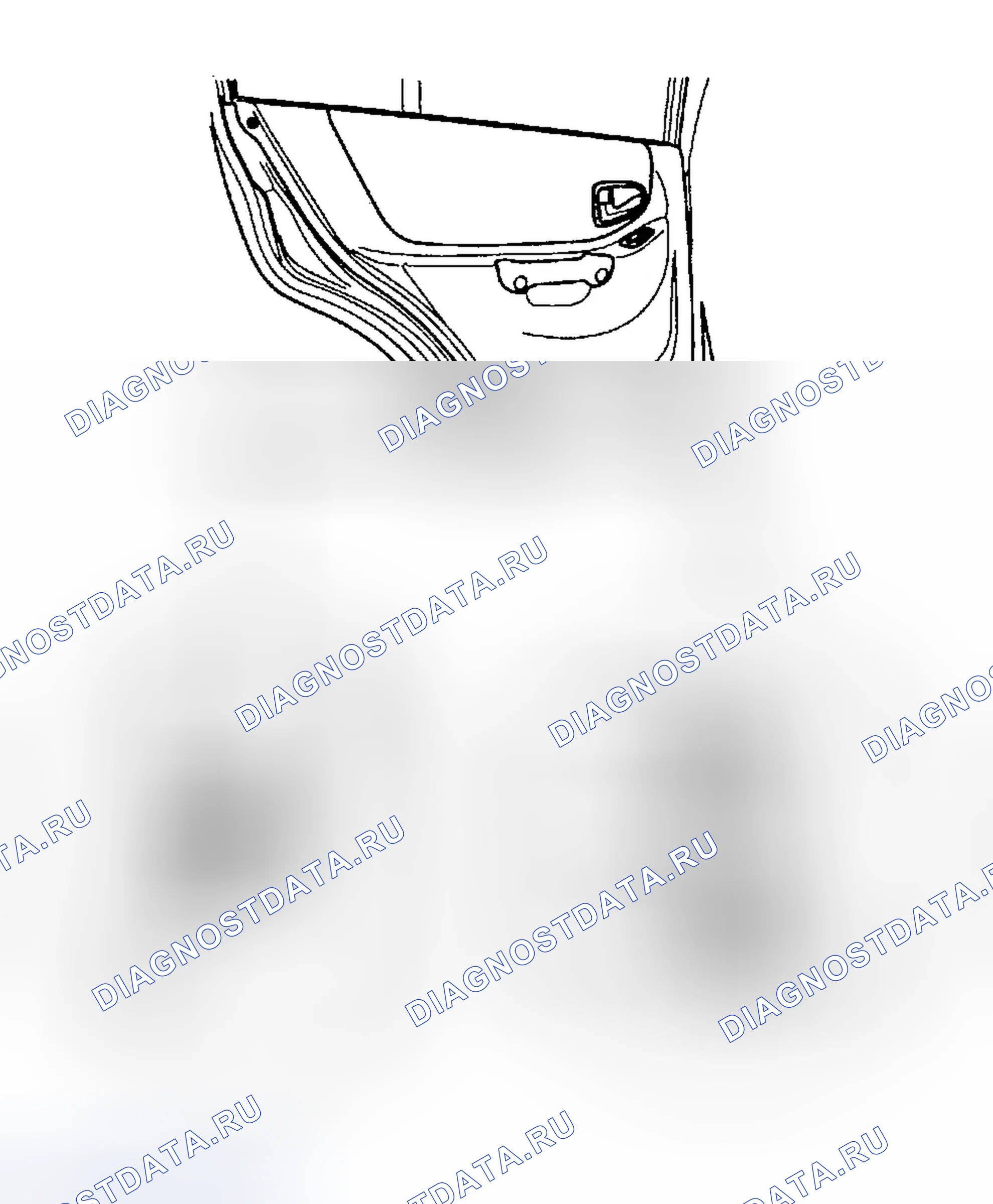 Рис. 116: ДВЕРЬ. Hyundai Accent II рестайлинг