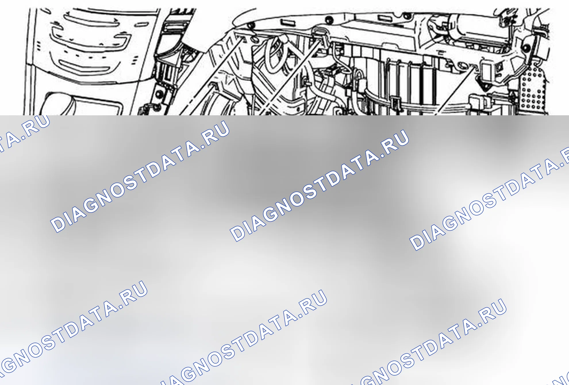 Рис. 112: Замена отсека приборной панели. Cadillac ATS I