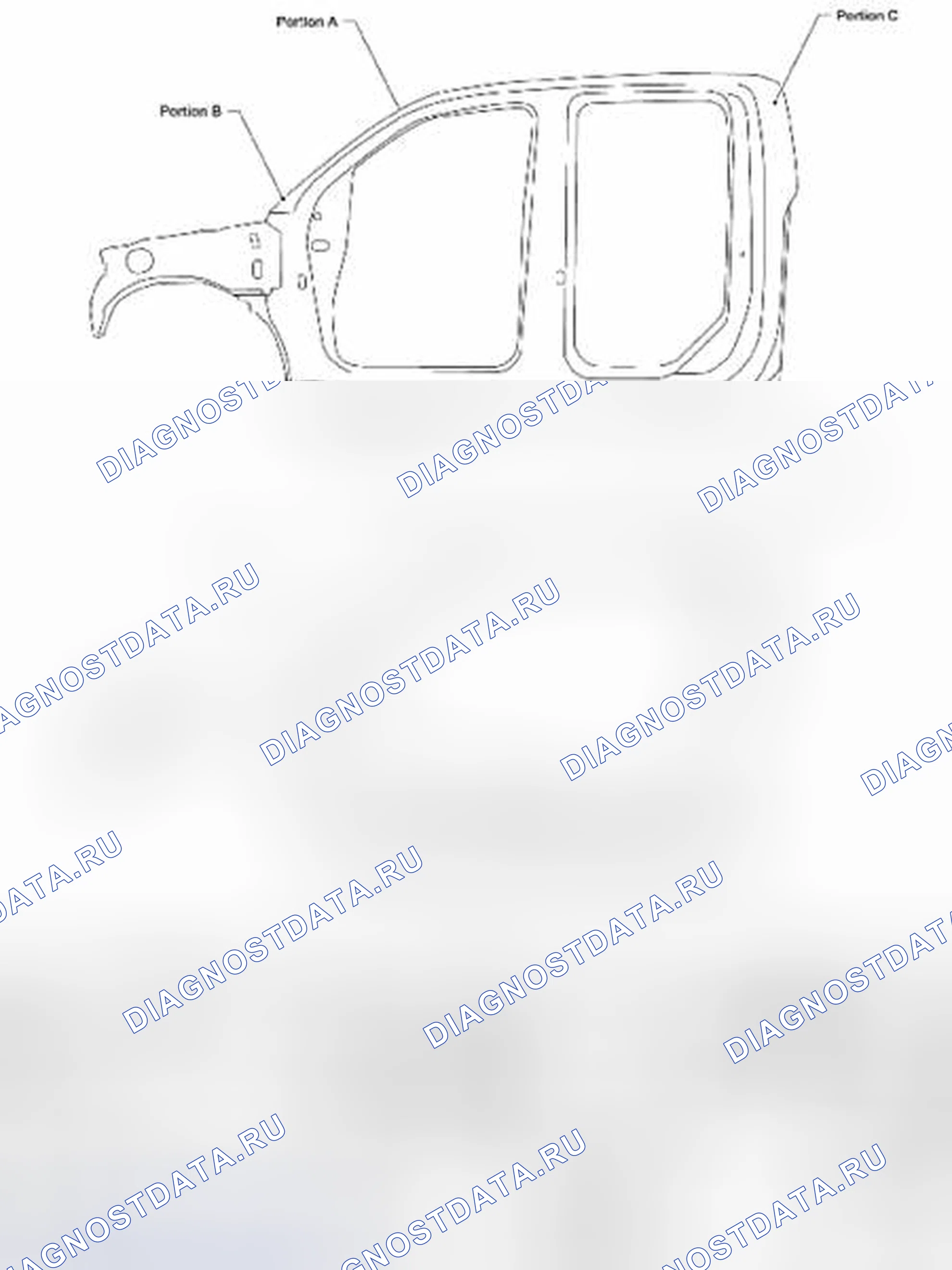 Рис. 37: ОТМЕТКИ ЦЕНТРА ТЕЛА. Suzuki Equator I