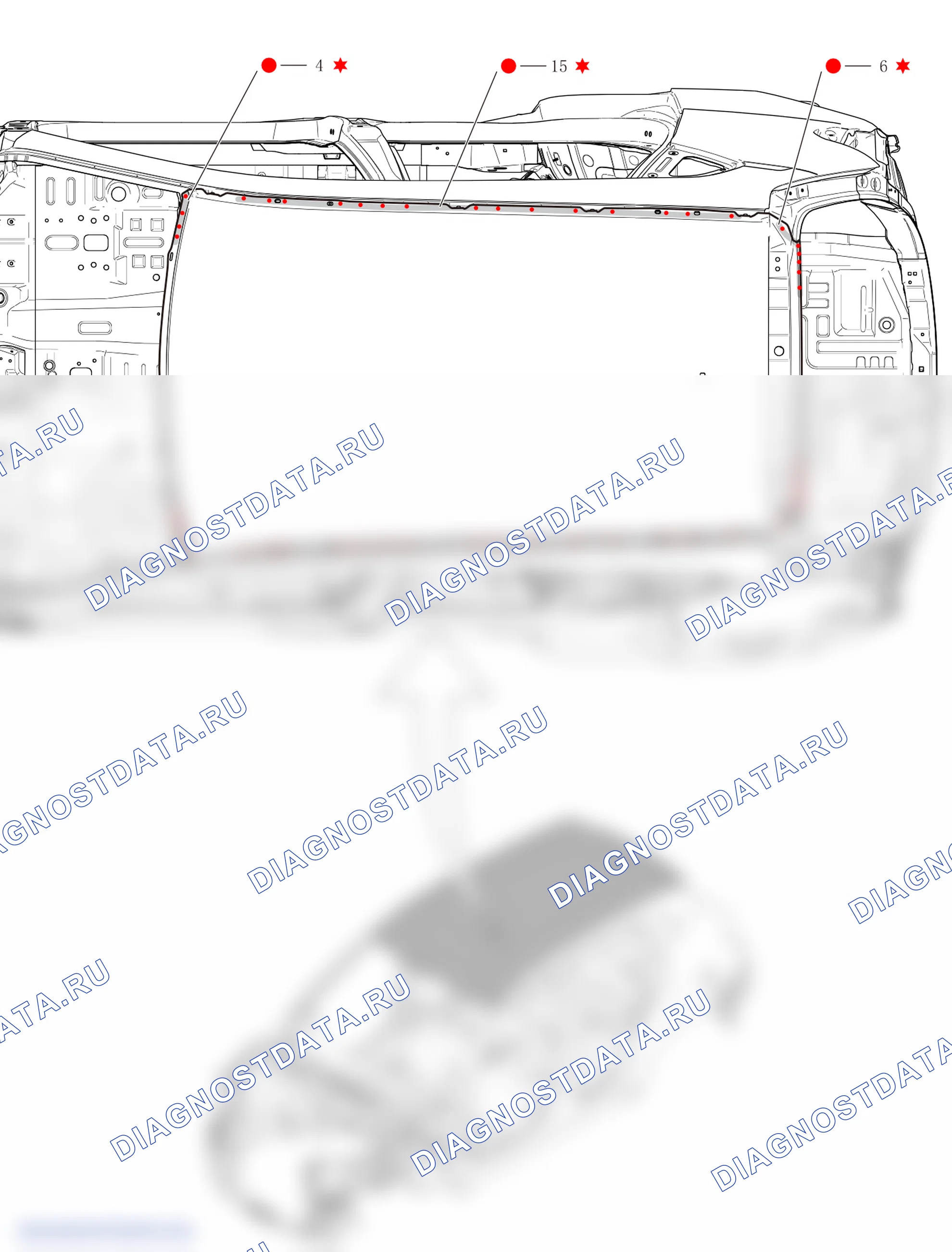 Узел верхней крышки — Haval H2. Haval H2 I