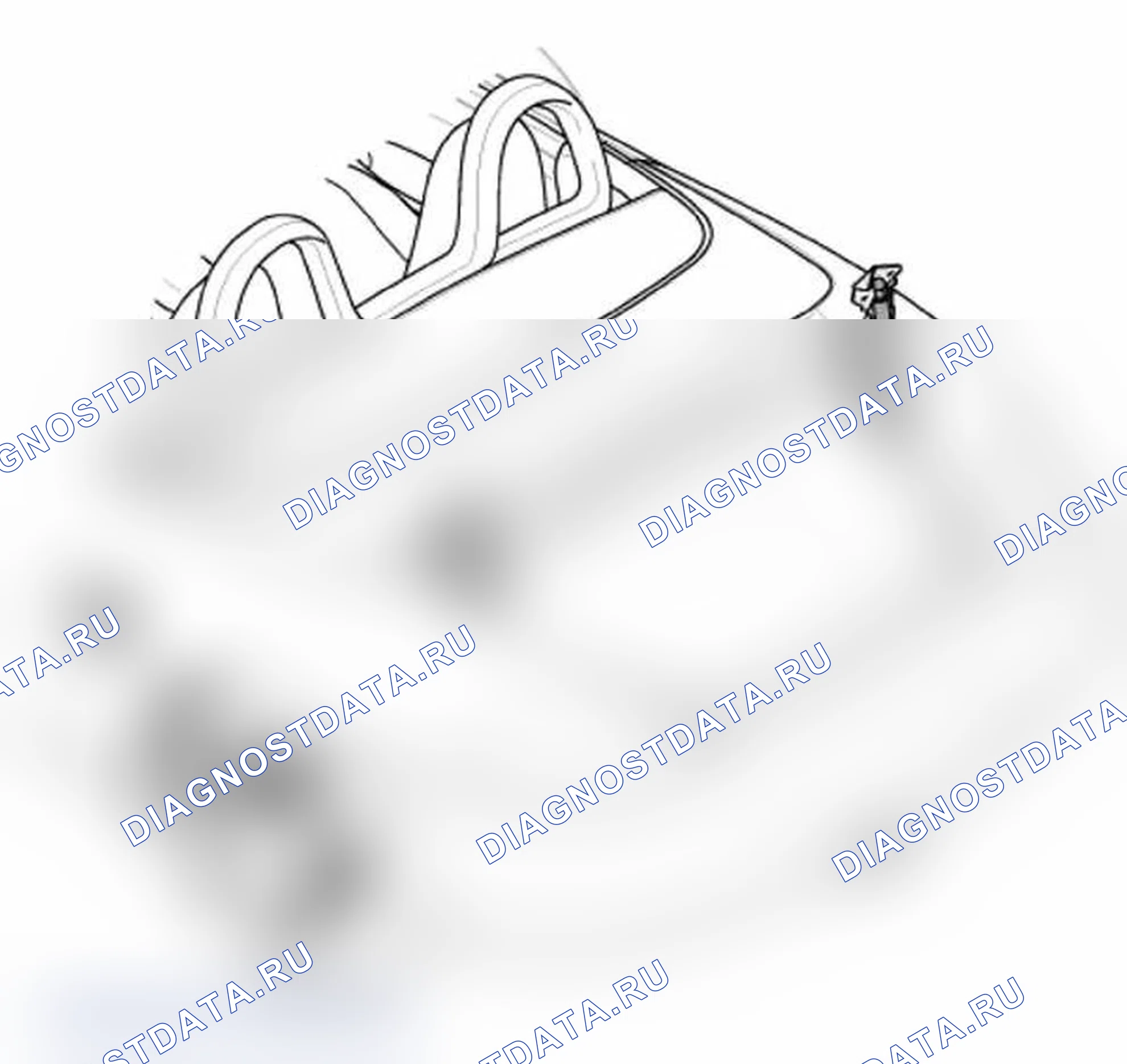 Рис. 95: Снятие и установка шарнира крышки. Porsche Boxster S 986 рестайлинг