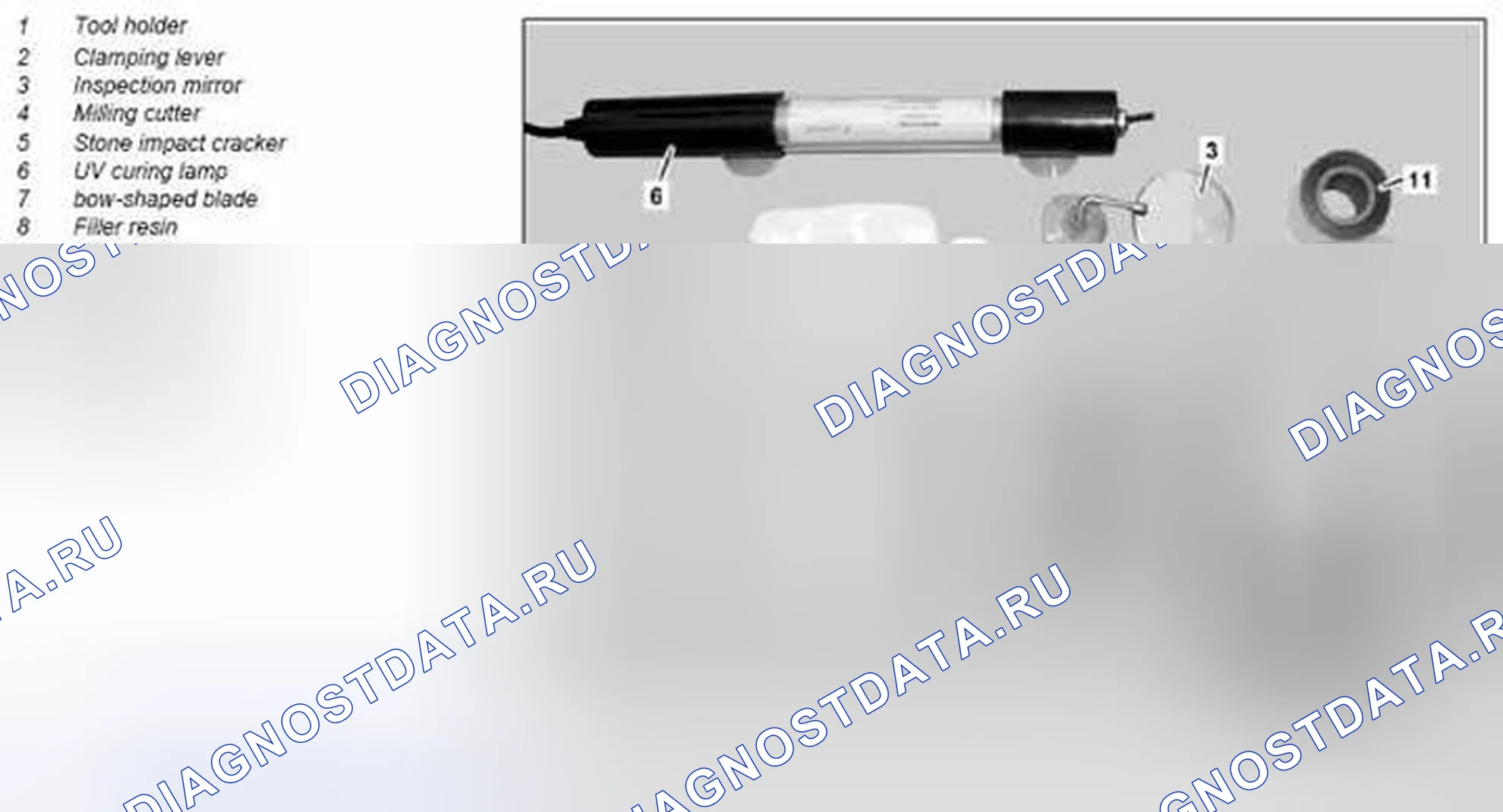 Рис. 81: Завершение ремонта лобового стекла - AR67.10-xtegx1-03MCC P-1600. Kia Soul I