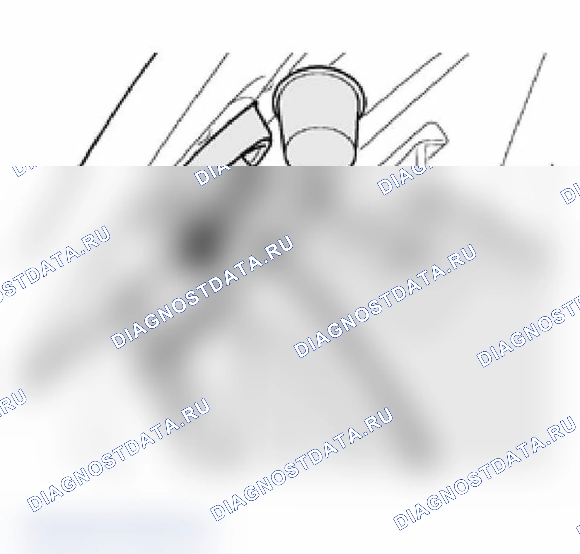 Рис. 69: Переключатель блокировки топливного бака -F314. Audi A4 B6