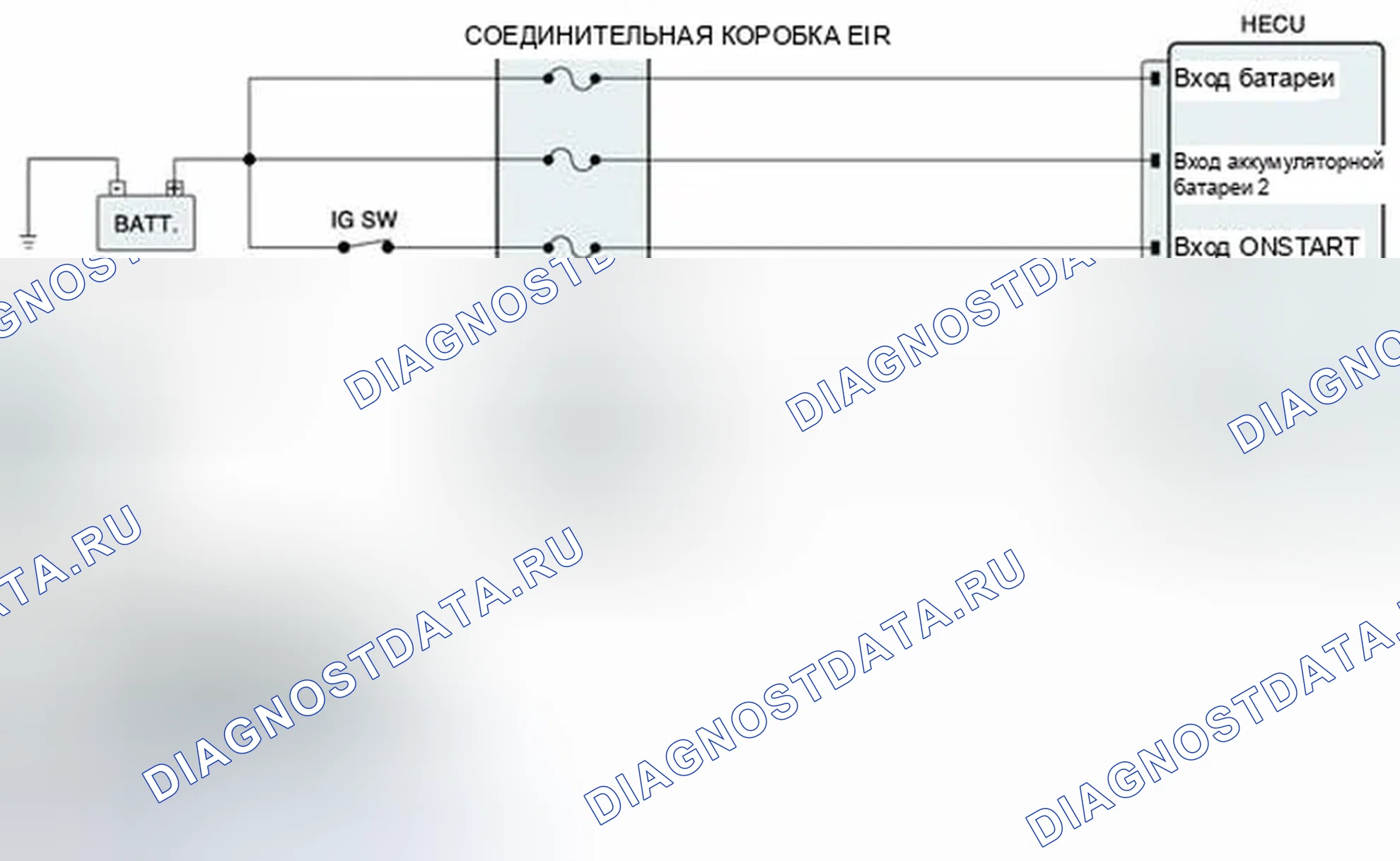 Рис. 75: Схема диагностической цепи. Hyundai Elantra V
